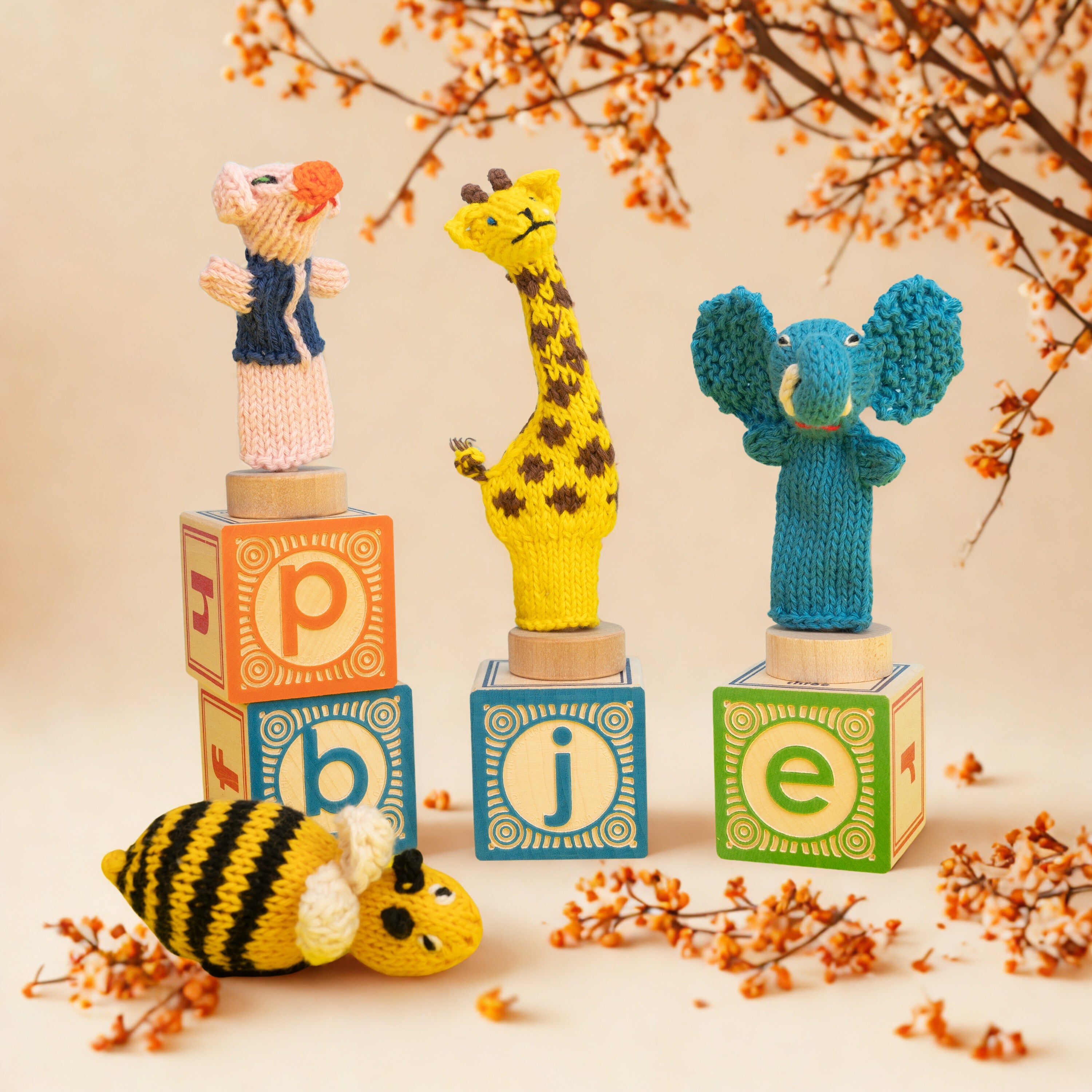 finger puppets & Set organic cotton