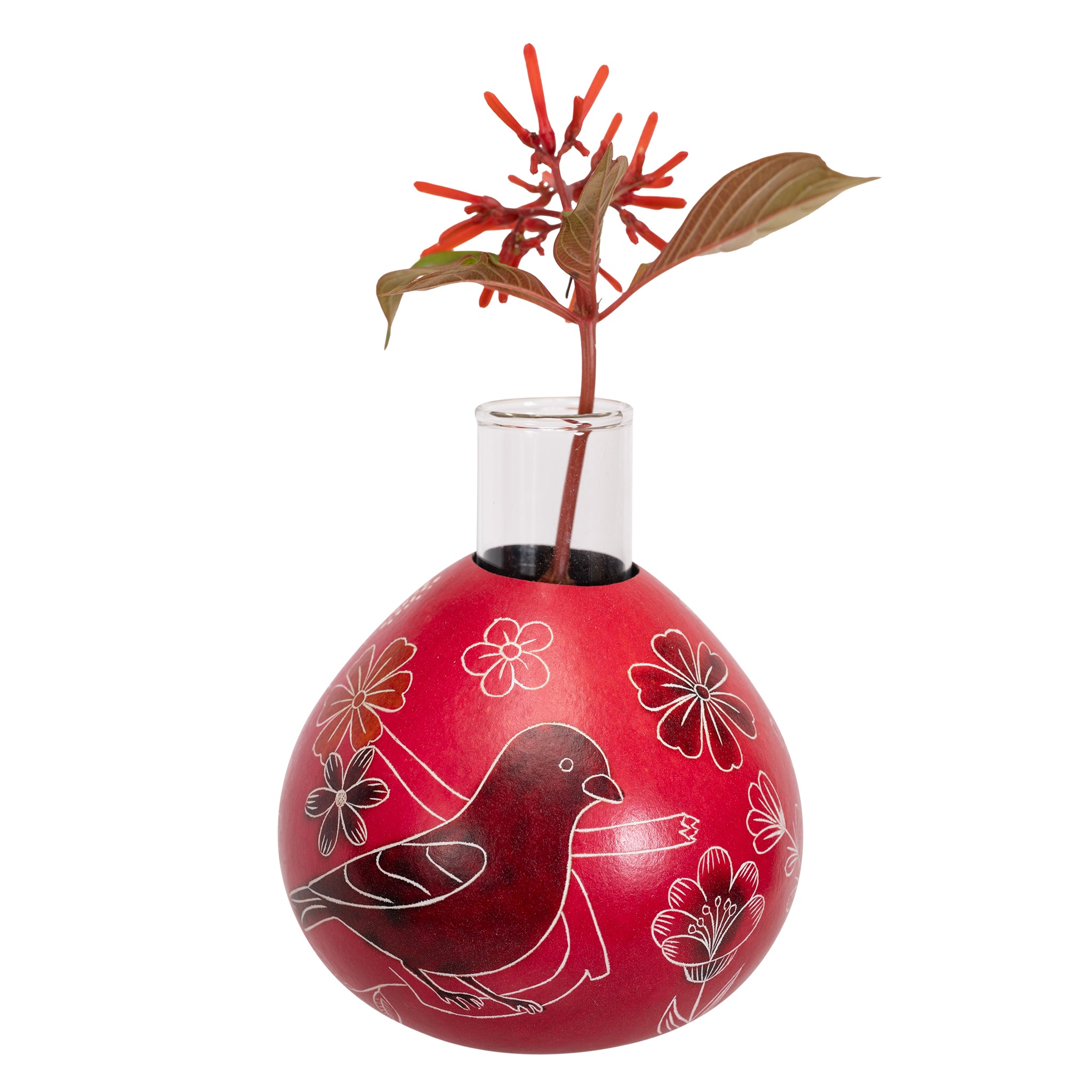 Wild Flowers - Gourd Bud Vase