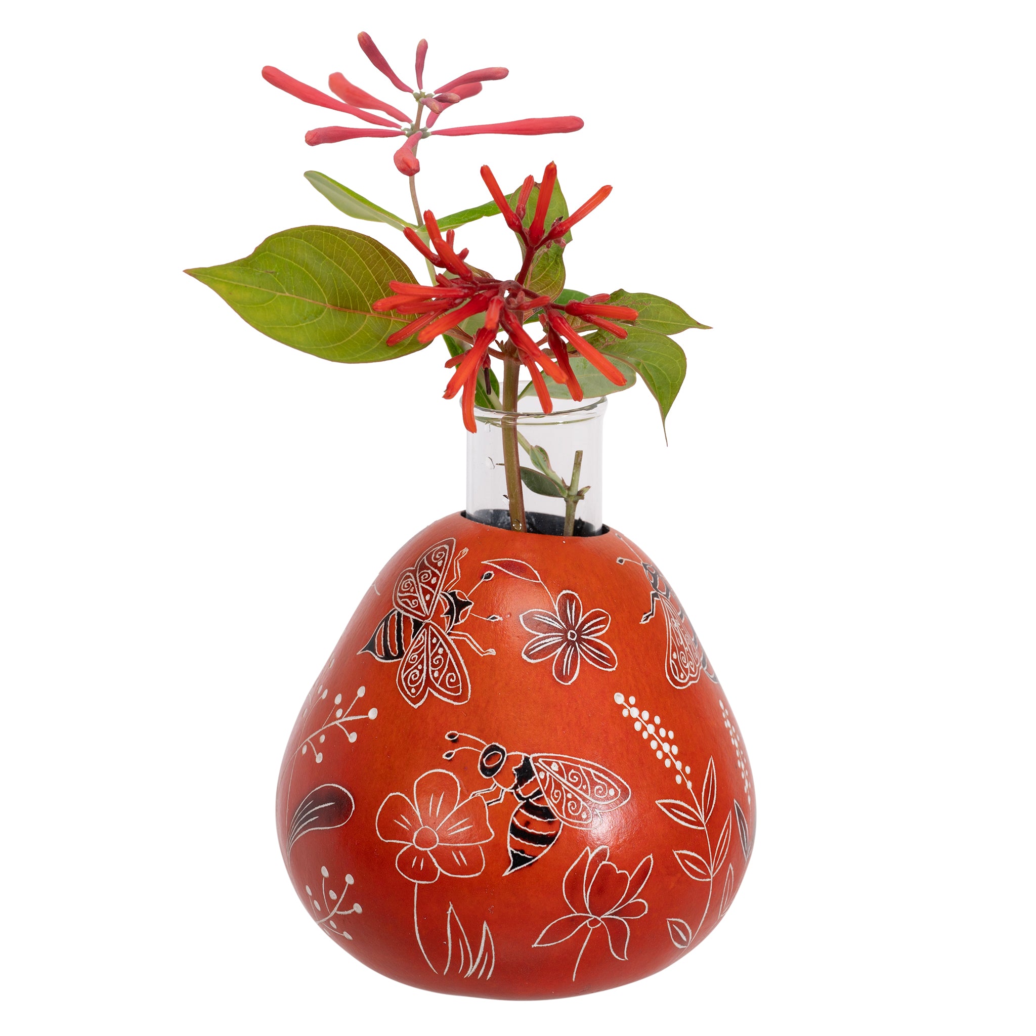 Wild Flowers - Gourd Bud Vase