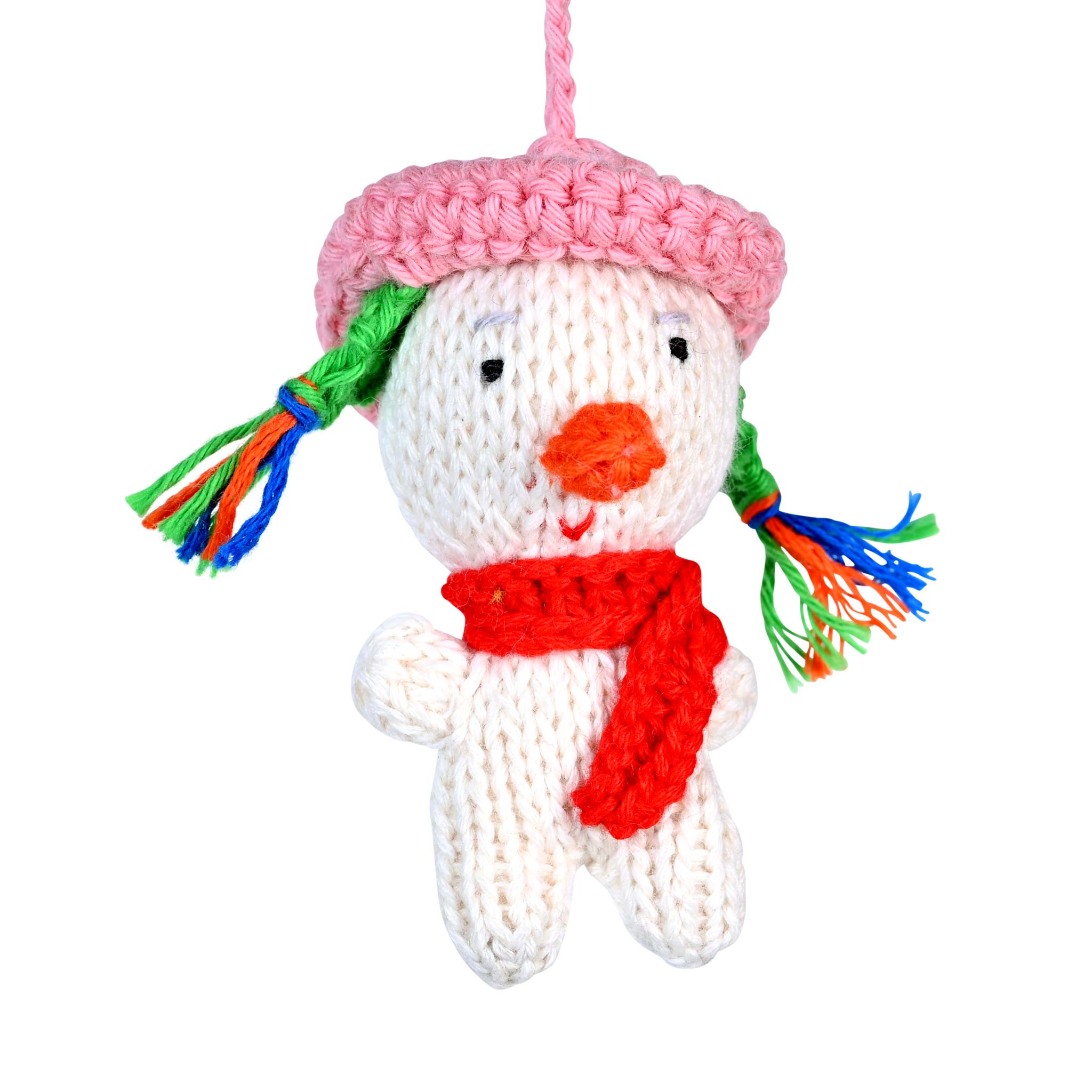 Snowman Knitted Ornament