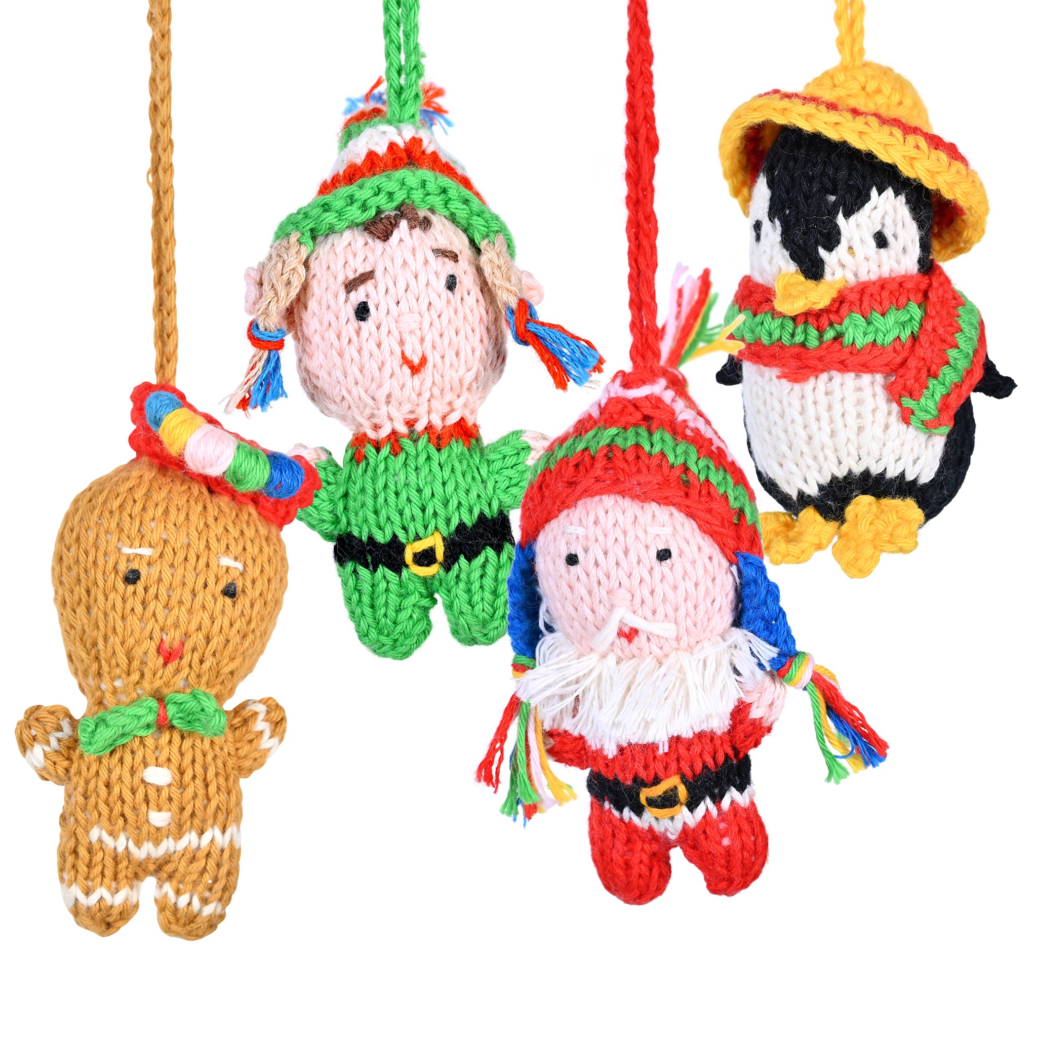 Christmas Pals Organic Cotton Ornament Mix