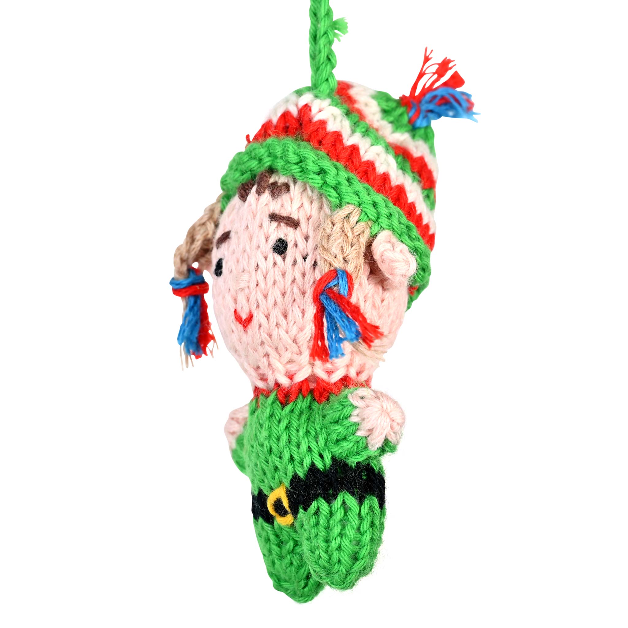 Elf Knitted Ornament