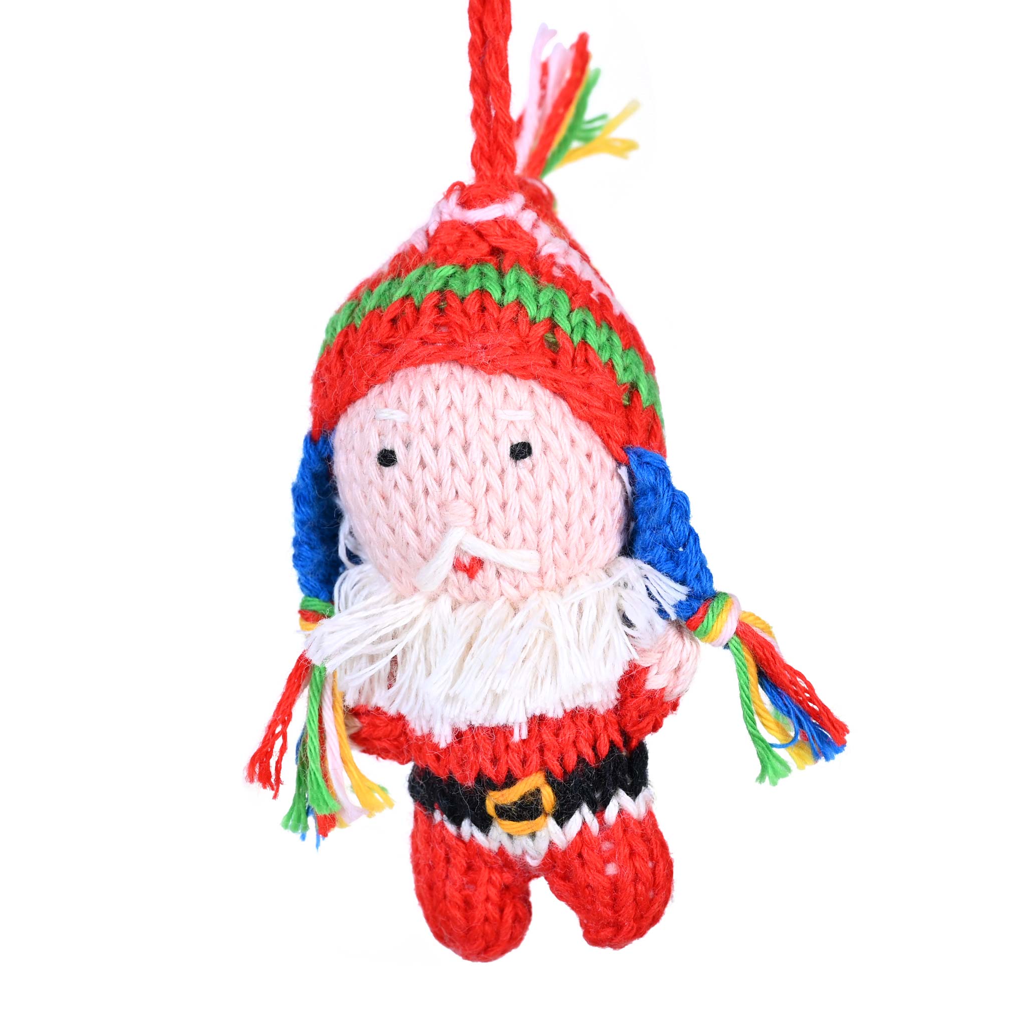 Santa - Organic Cotton Ornament