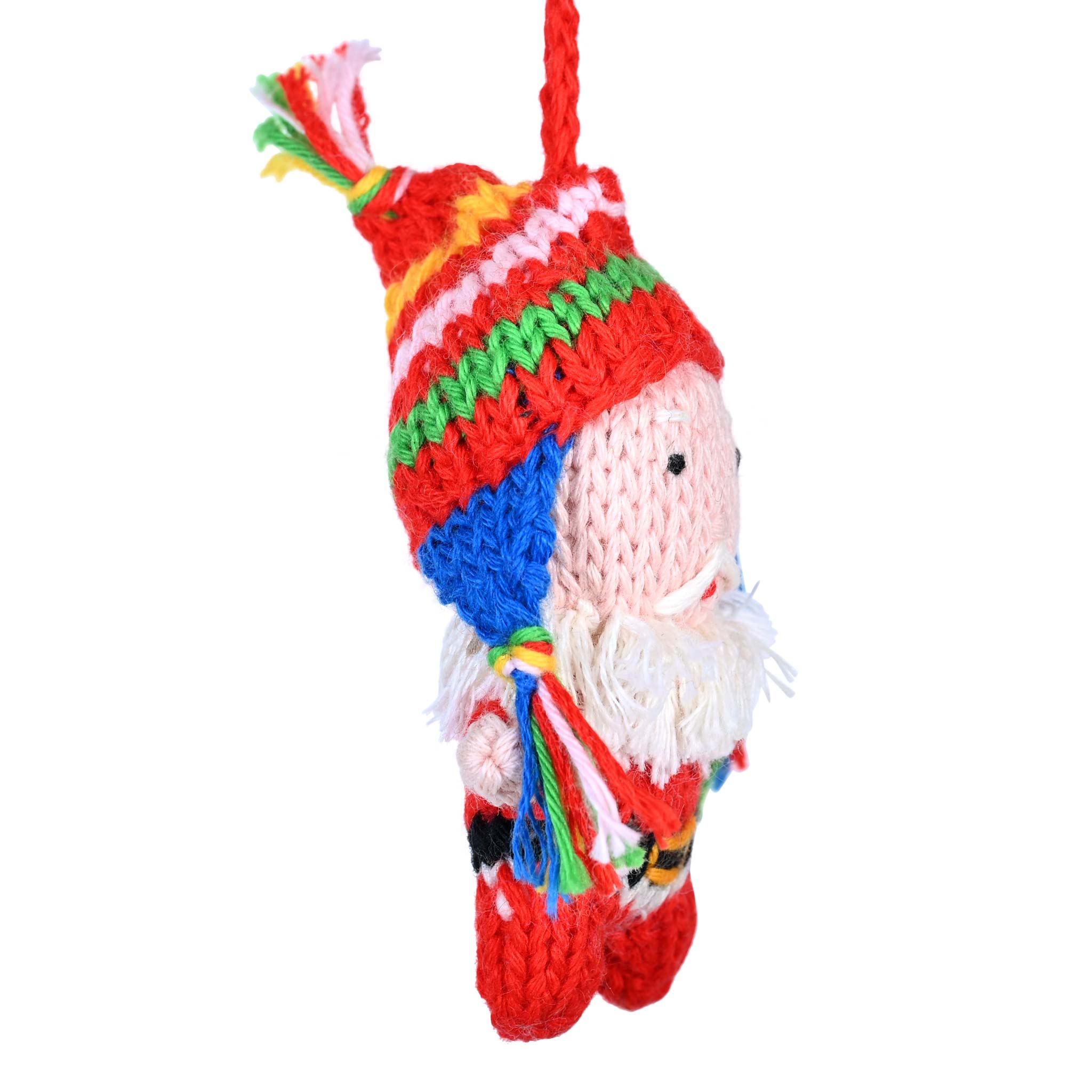 Santa - Organic Cotton Ornament
