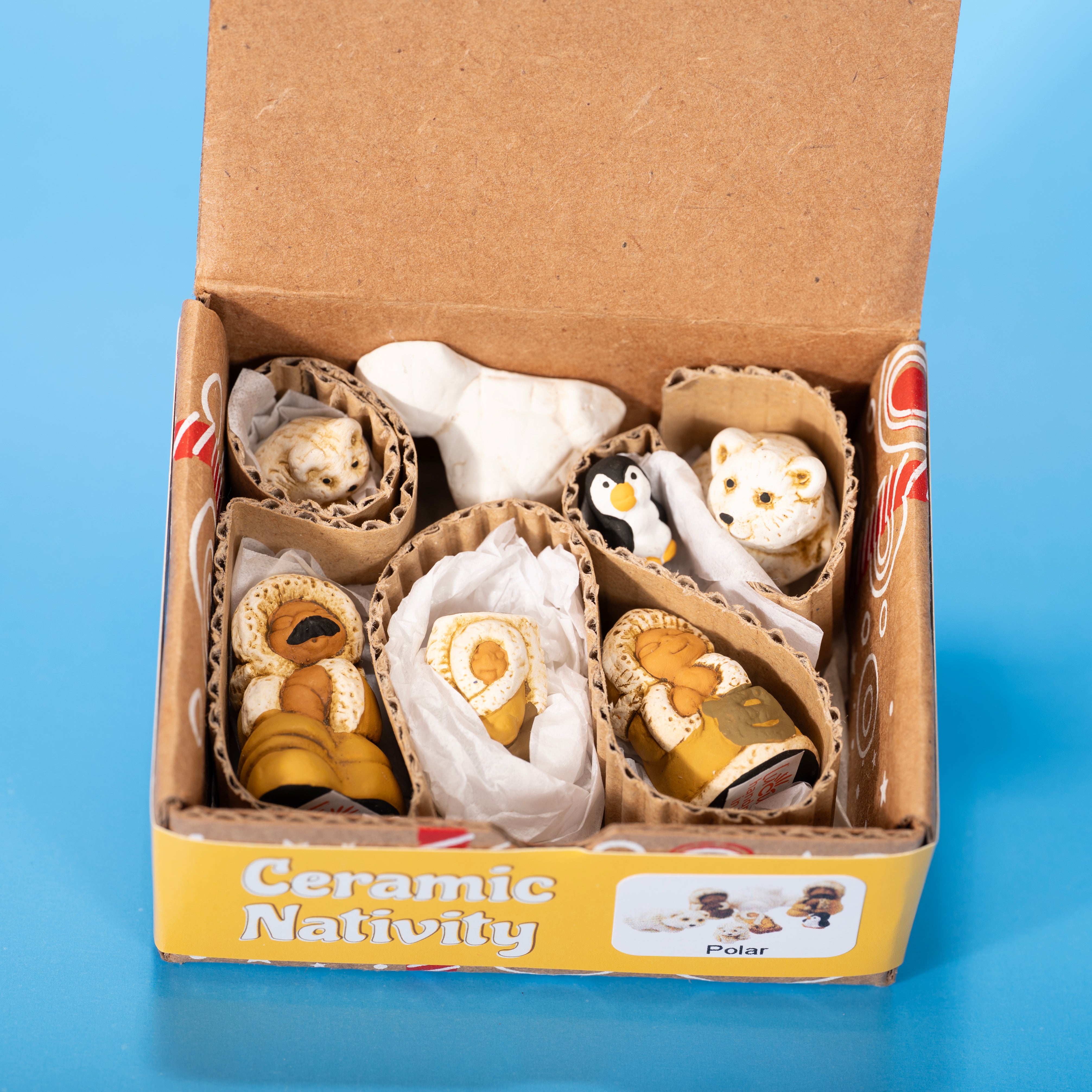 Polar - Mini Nativity Set of 7, 1"H