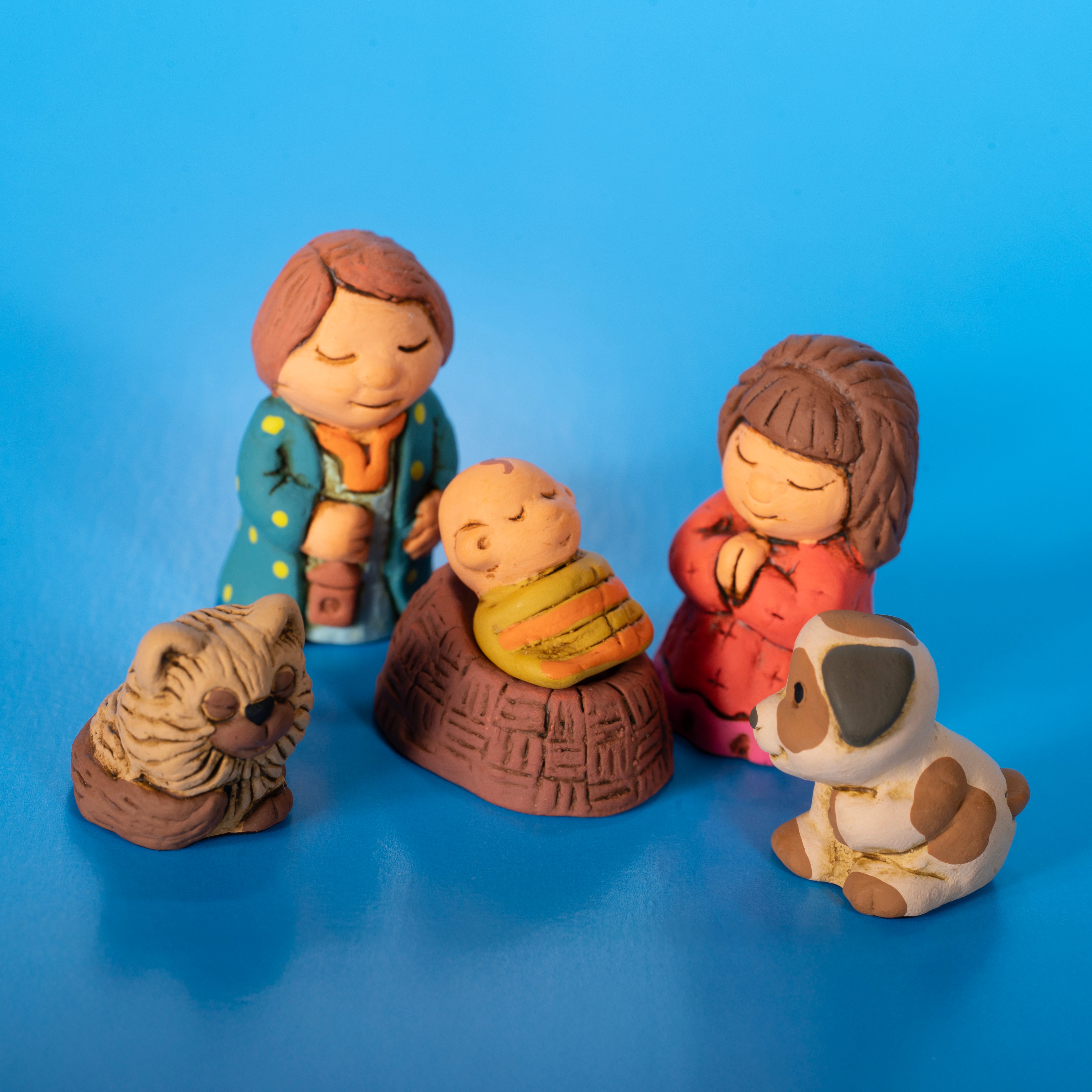 Cozy - Mini Nativity Set of 6, 1" H