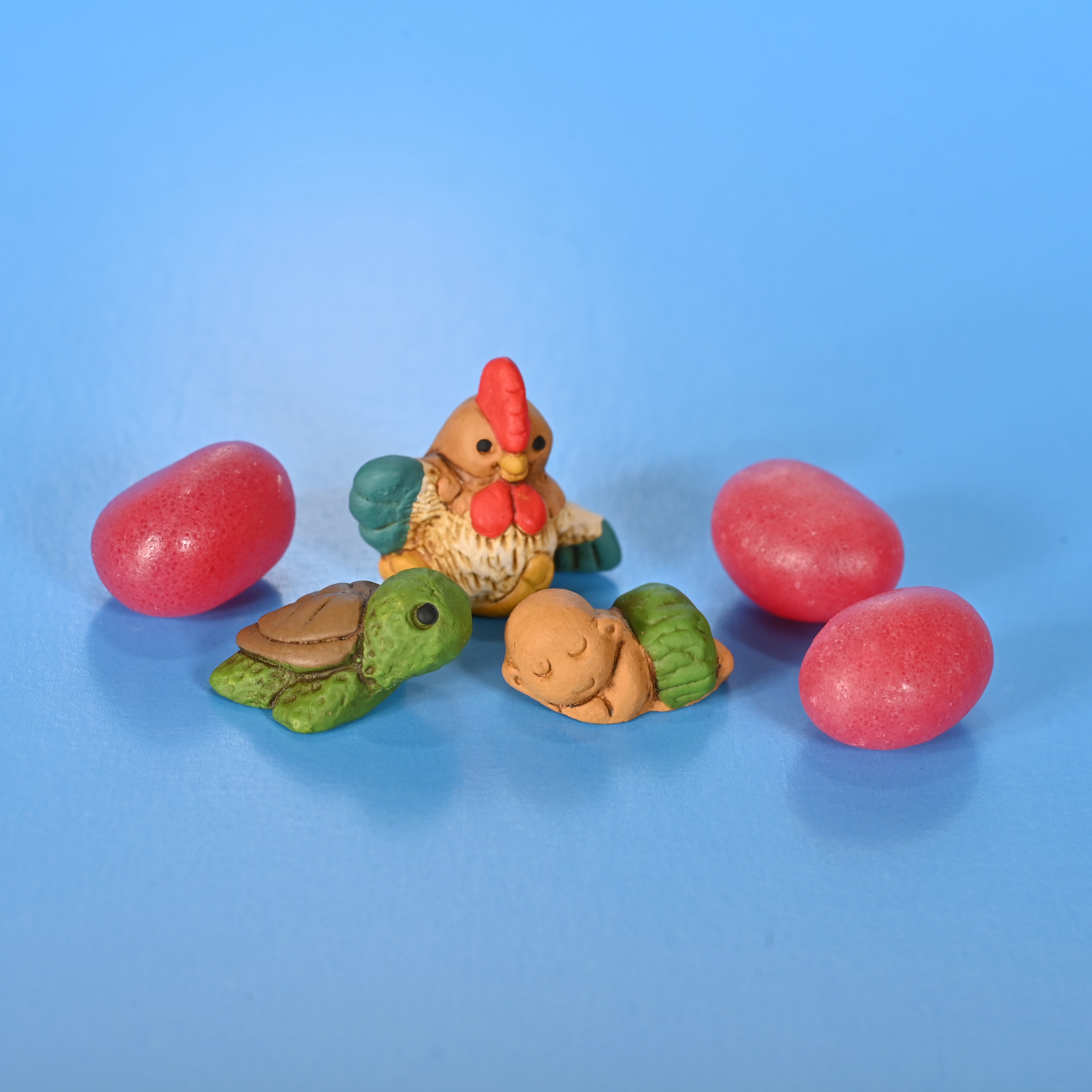 Hawaiian - Mini Nativity Set of 6, 1" H