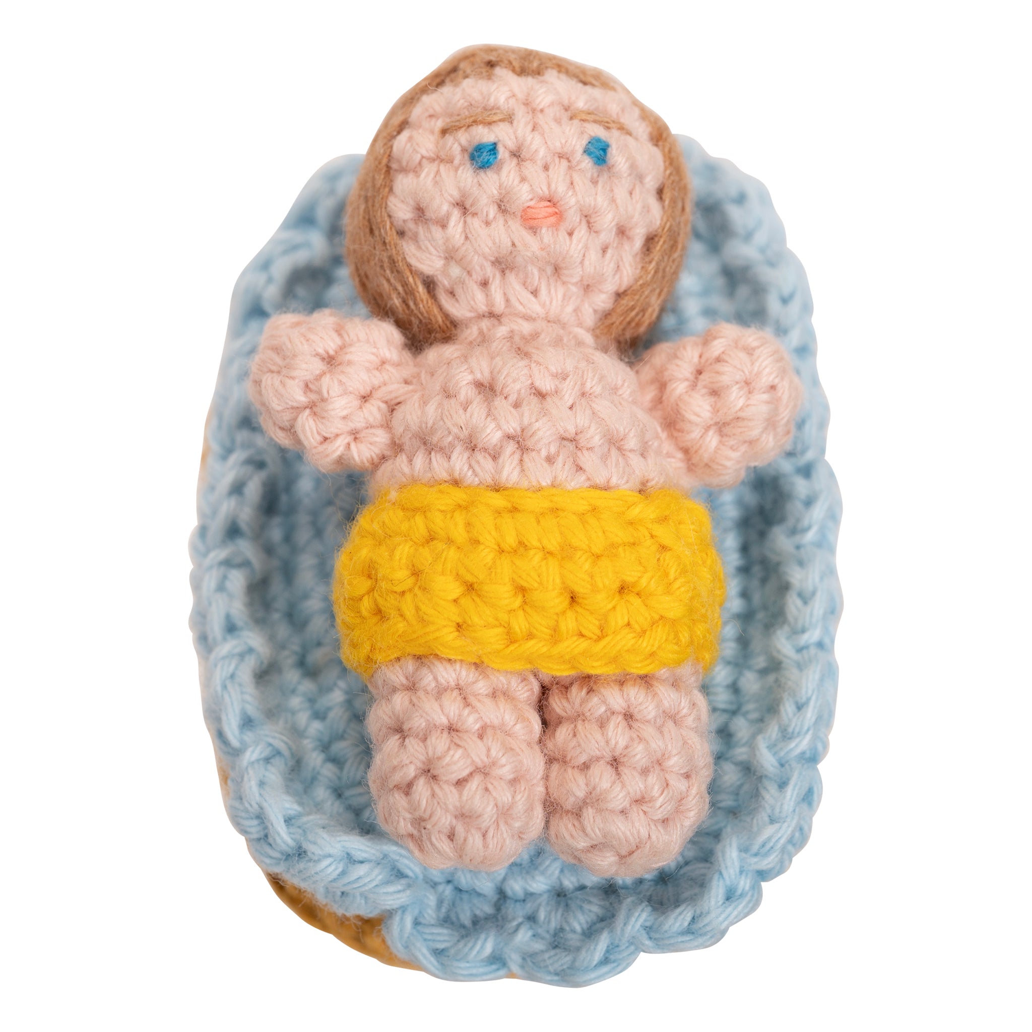 Joyful Nativity Set of 3 - Crochet Organic Cotton