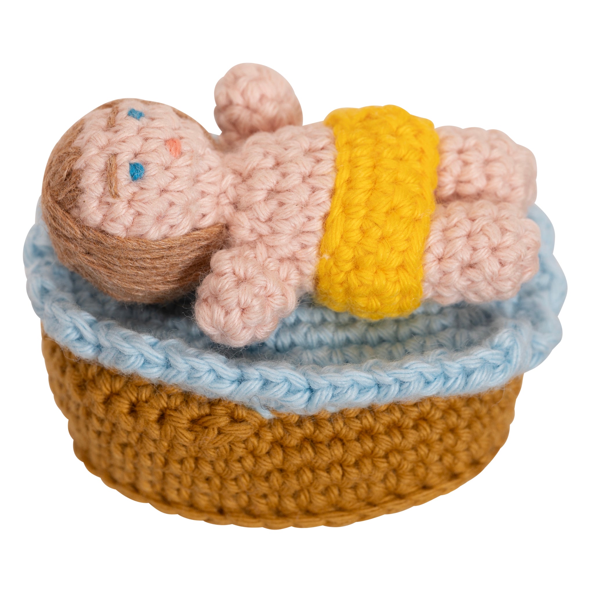 Joyful Nativity Set of 3 - Crochet Organic Cotton