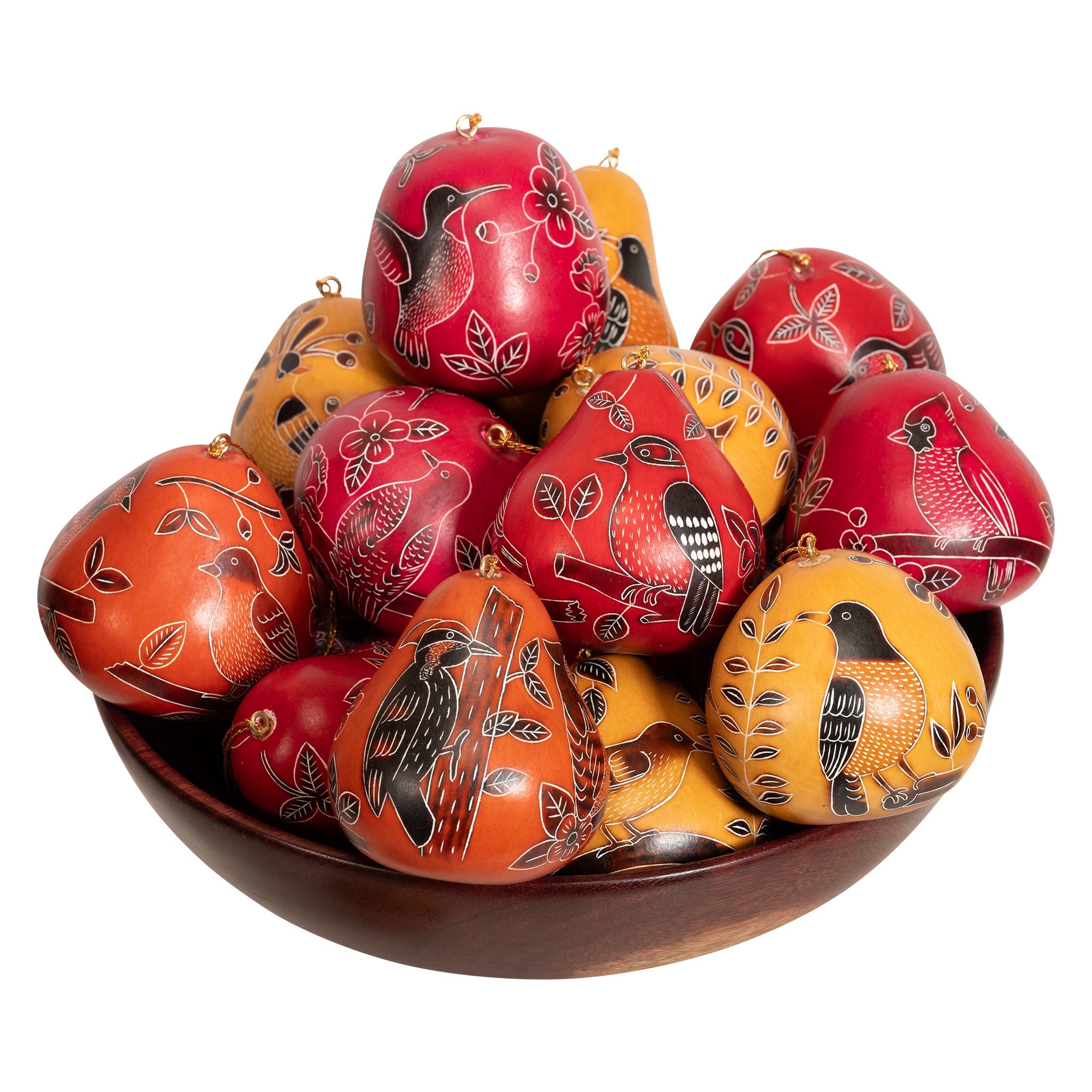 Backyard Birds - Gourd Ornament