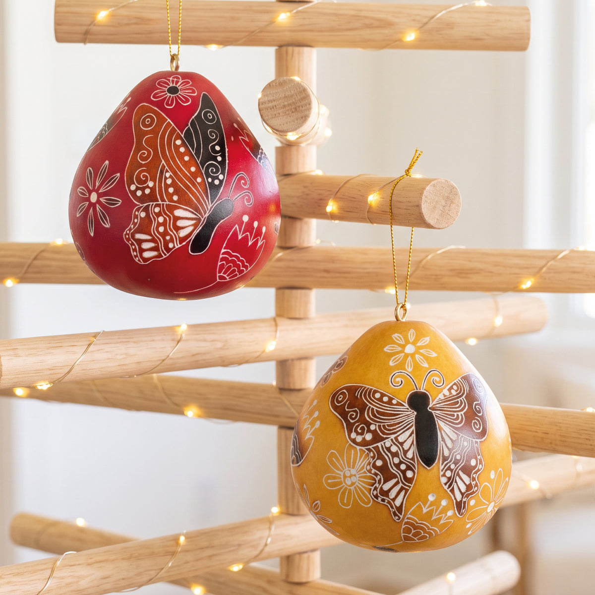 Butterfly - Gourd Ornament