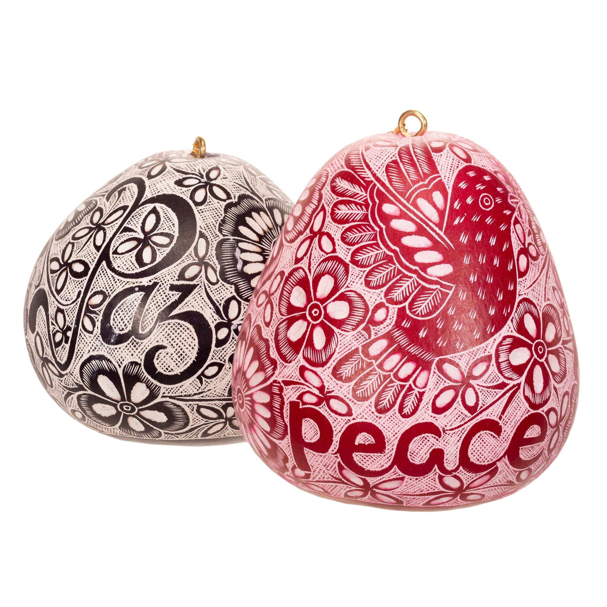 Dove of Peace - Gourd Ornament