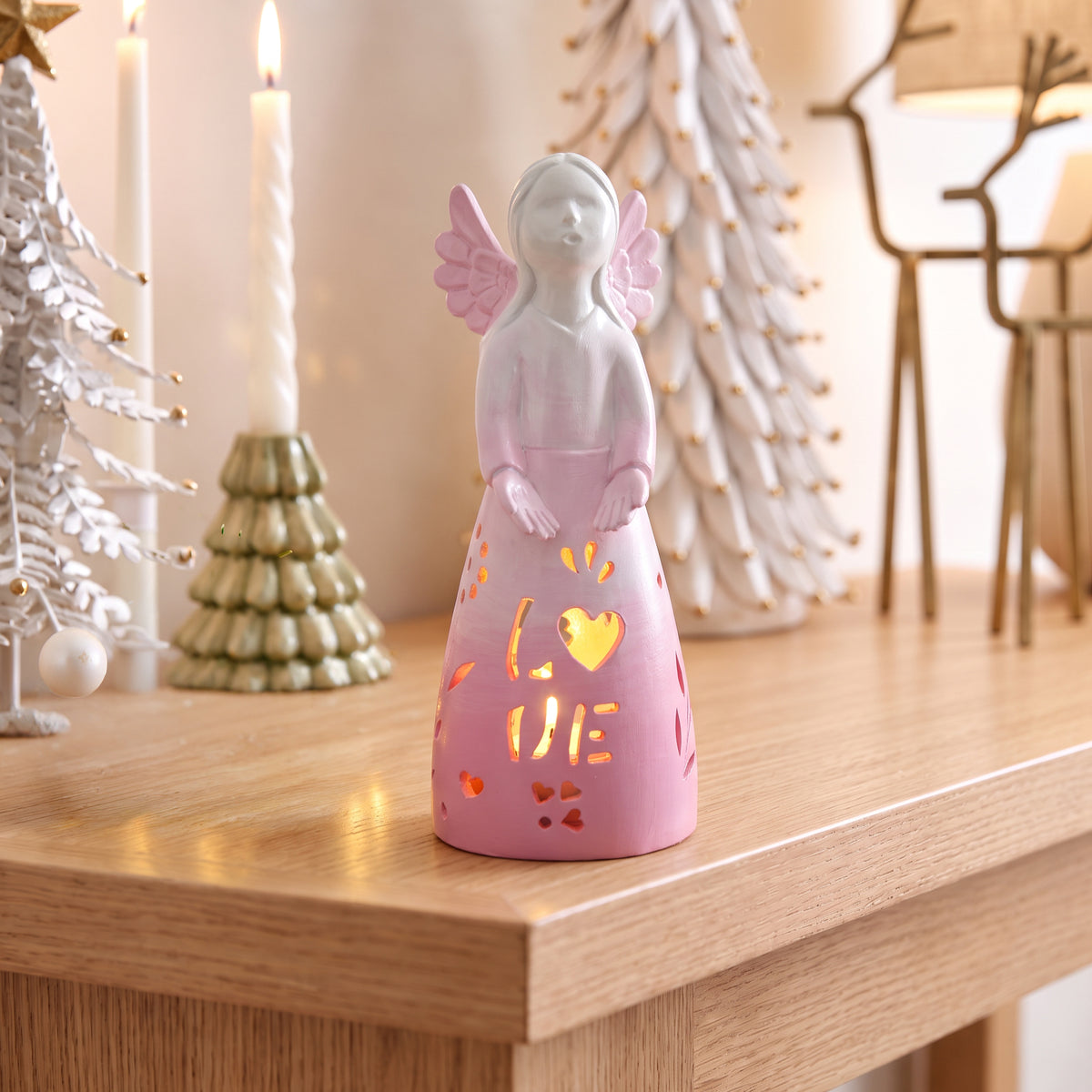 Angel of Love - Ceramic Luminary