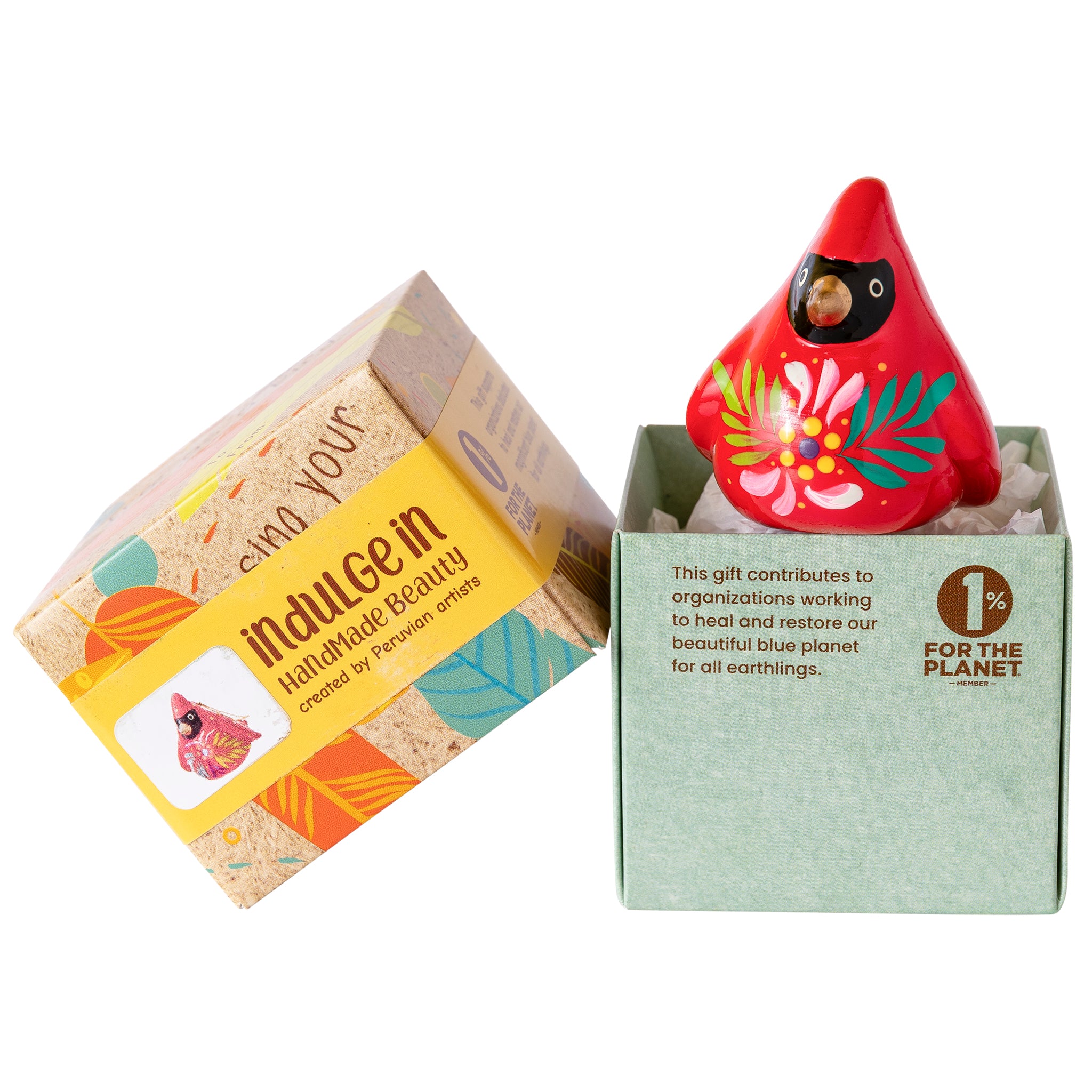 Cardinal - Confetti Ceramic Ornament