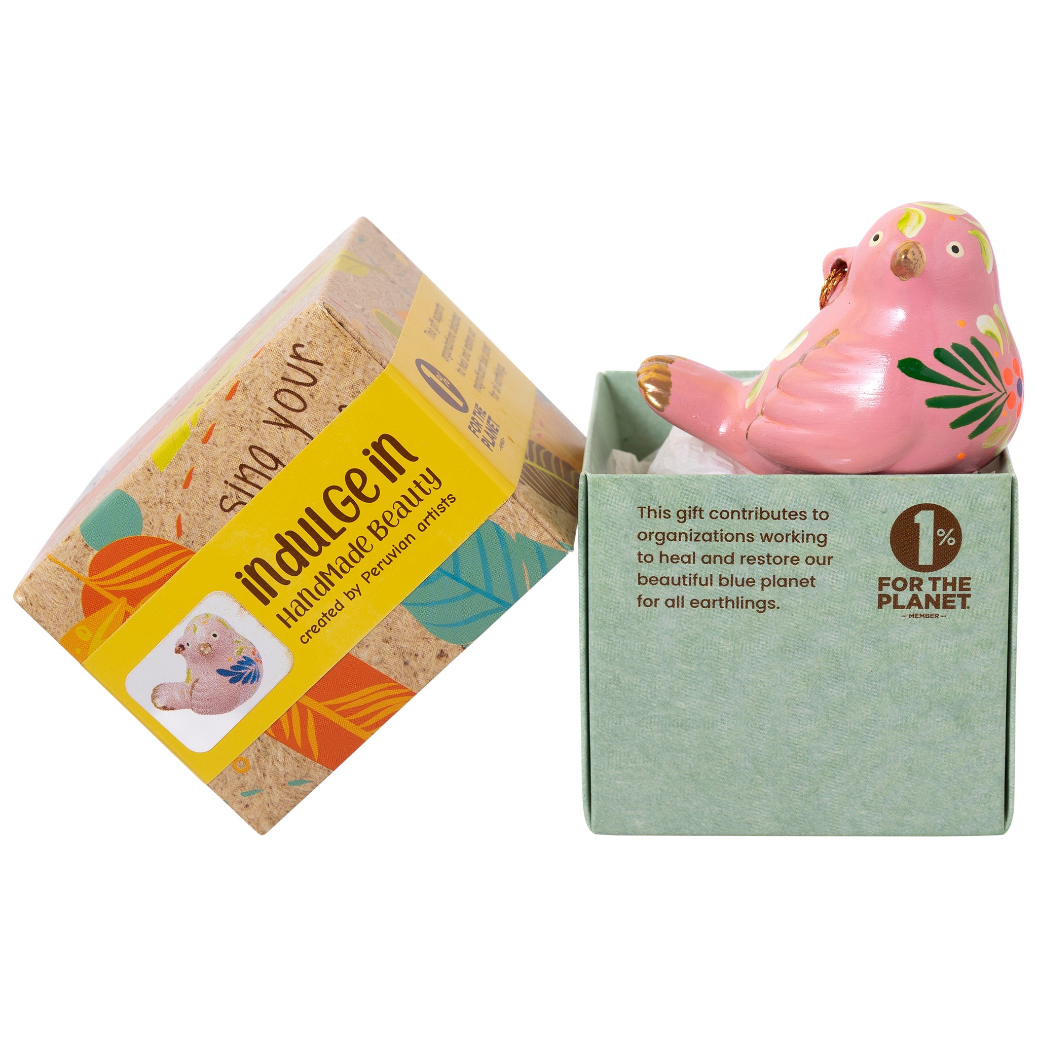 Songbird - Painted Ceramic Ornament