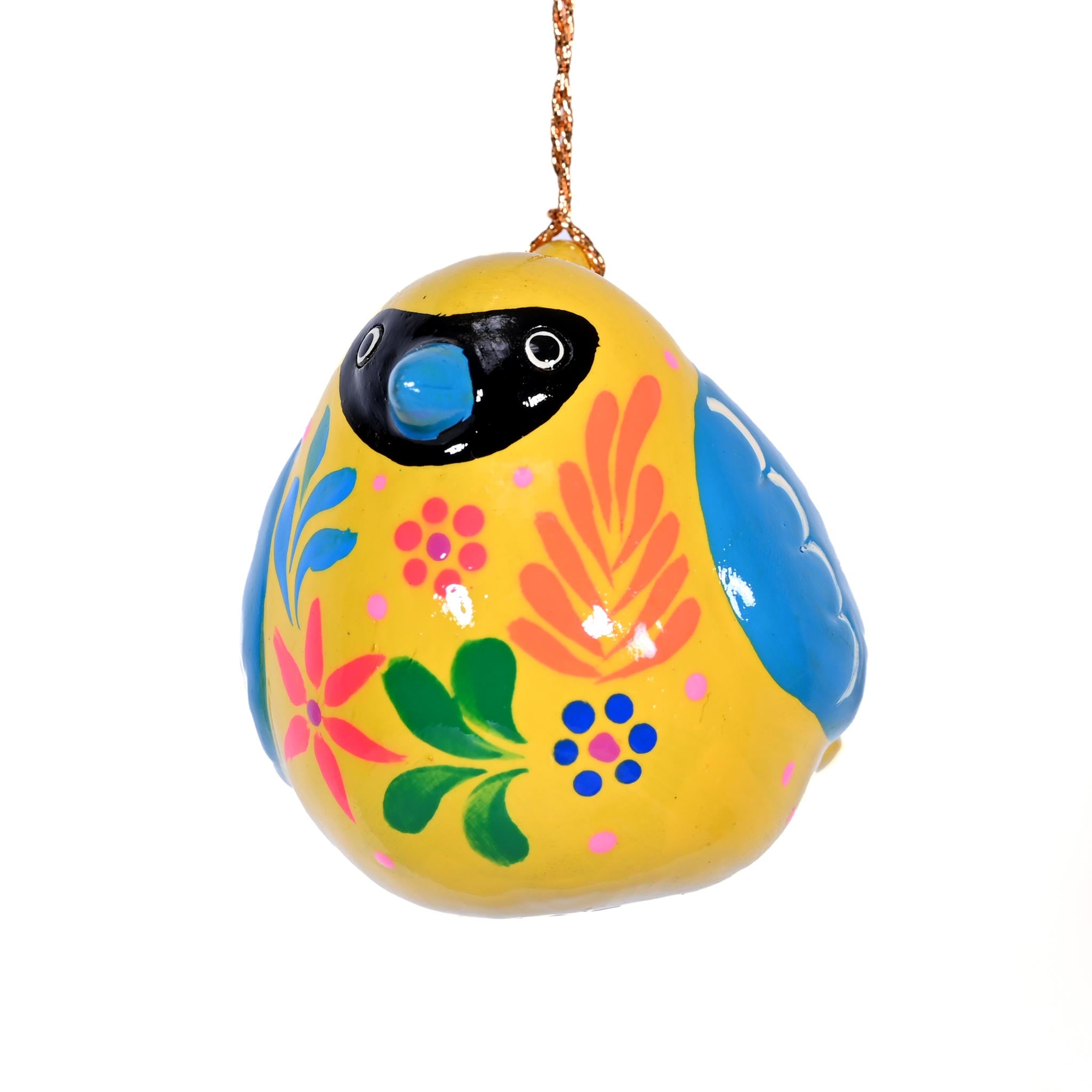 Blue-Winged Warbler - Confetti Ceramic Ornament