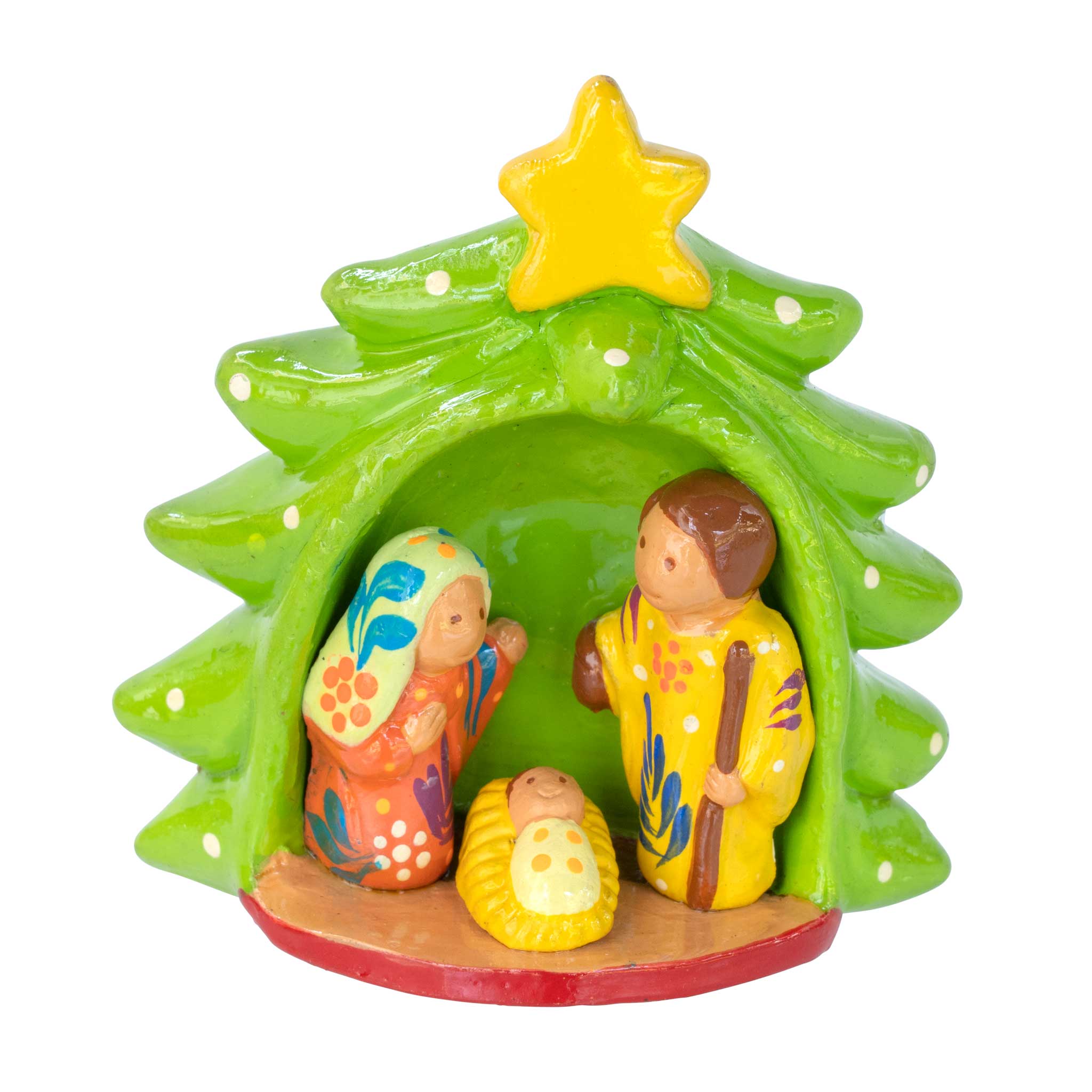 Tree Nativity Ornament