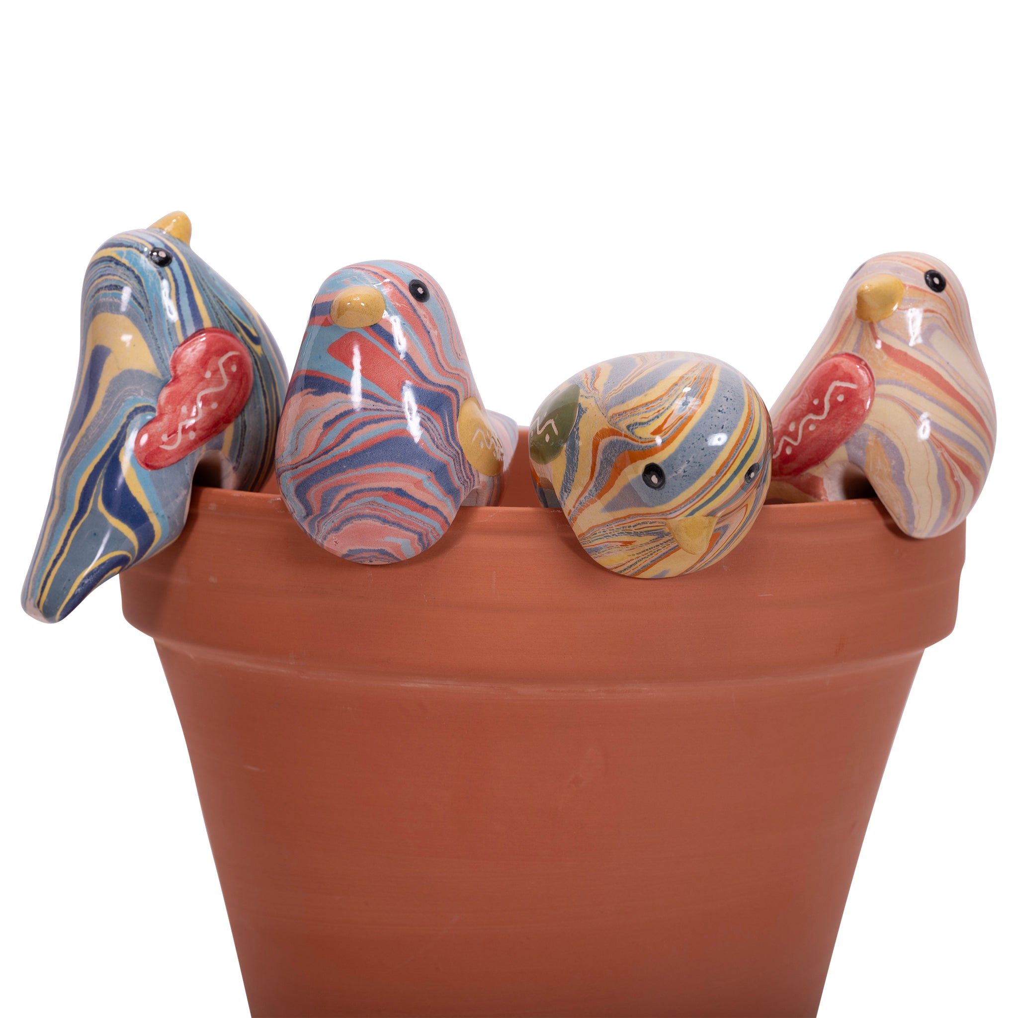 Bird - Swirled Pot Hugger