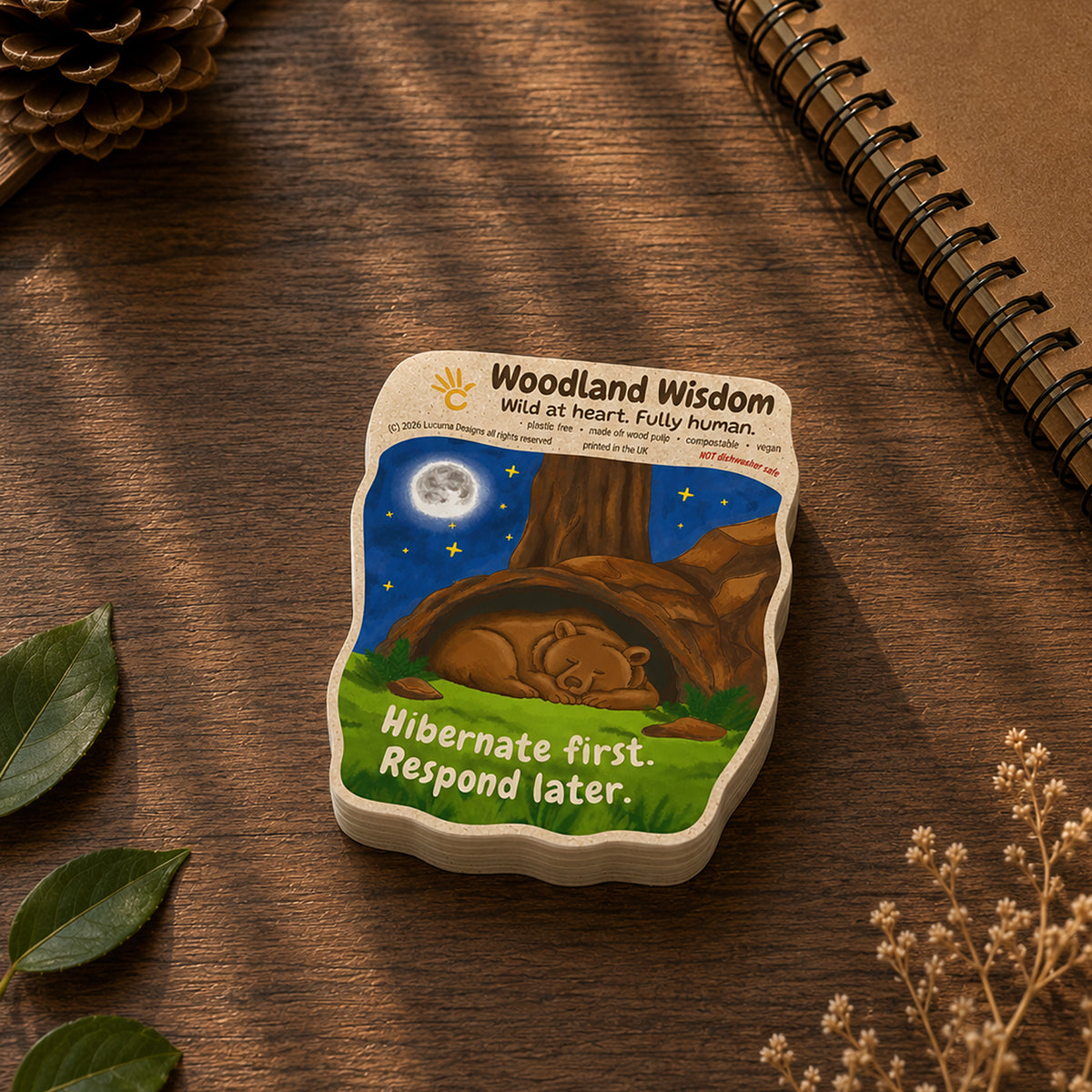 Woodland Wisdom Stickers - Quiet Strength Set of 5