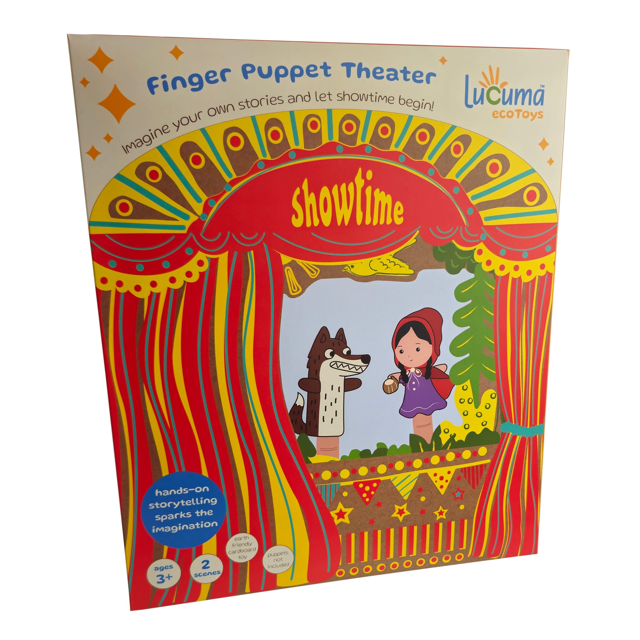Finger Puppet Theater - Eco-Friendly Cardboard Toy