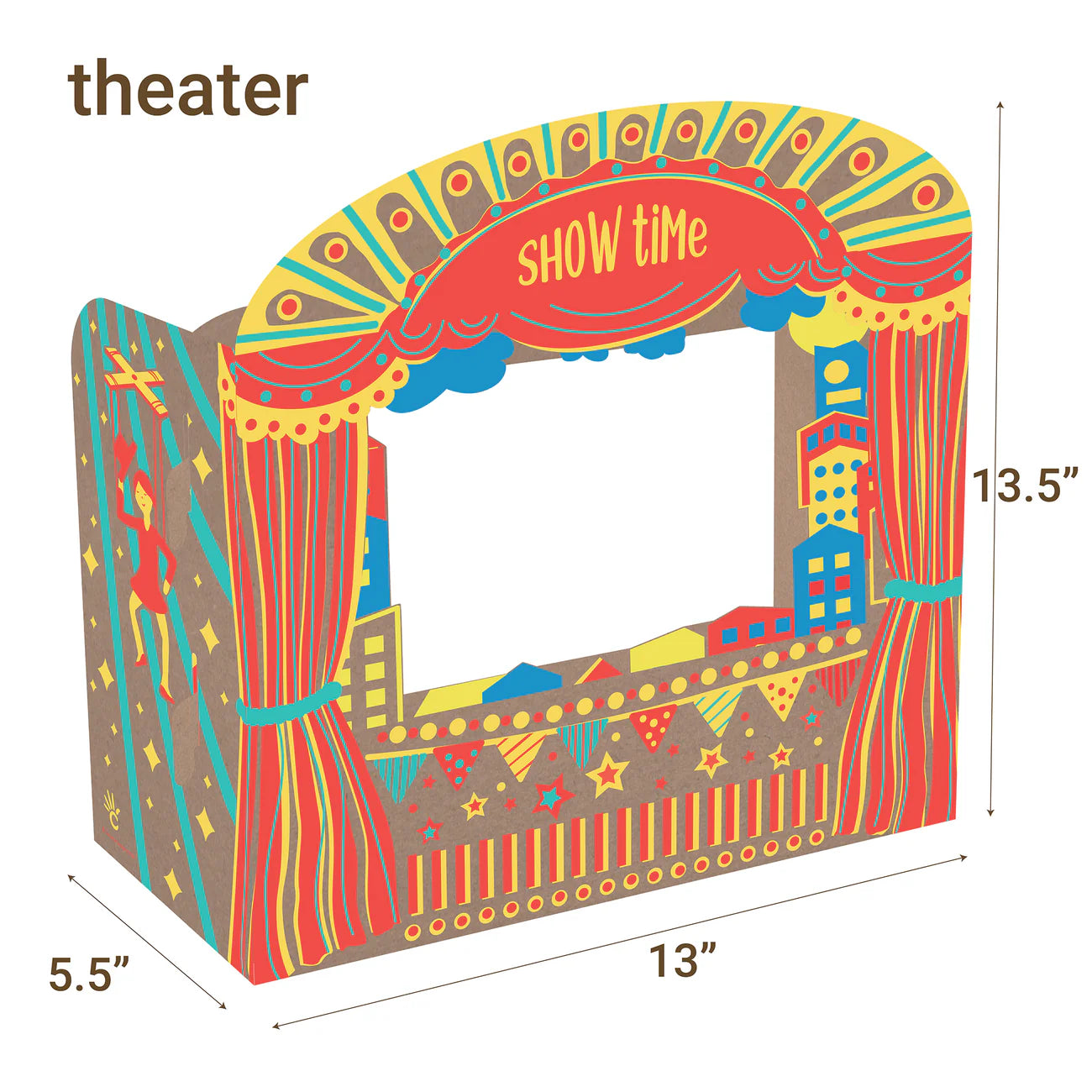 Finger Puppet Theater - Eco-Friendly Cardboard Toy