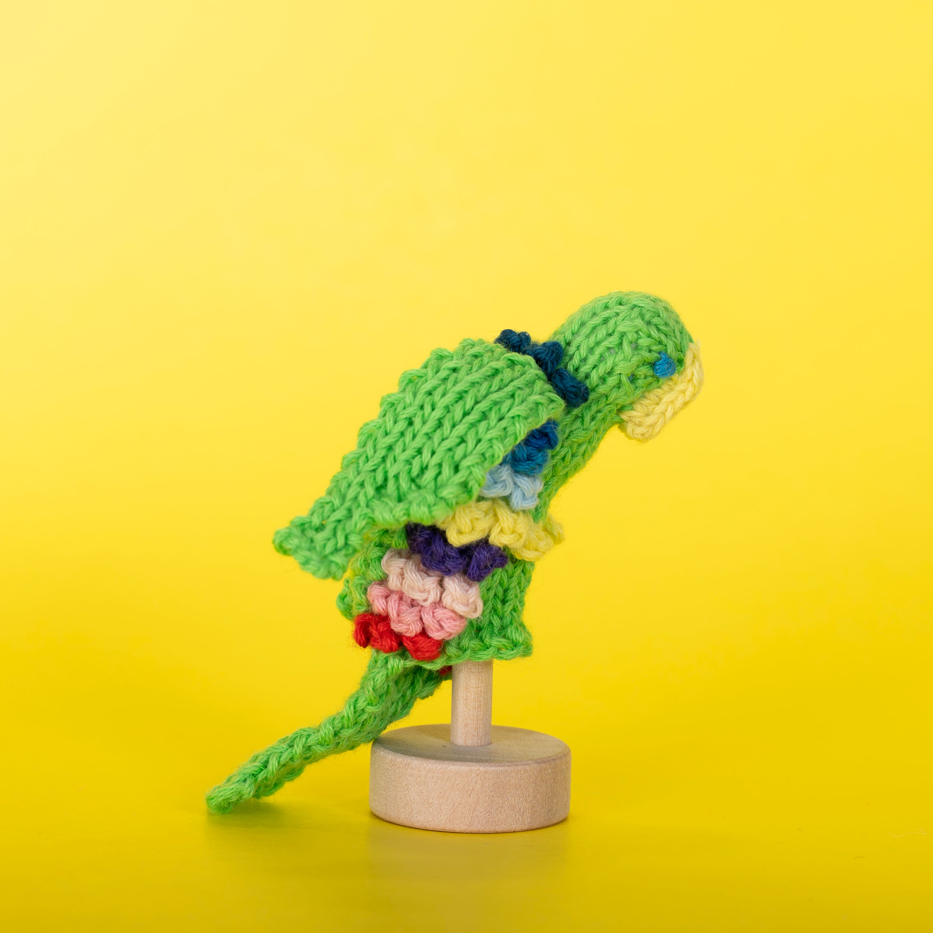 Parrot - Bright Organic Cotton Finger Puppet