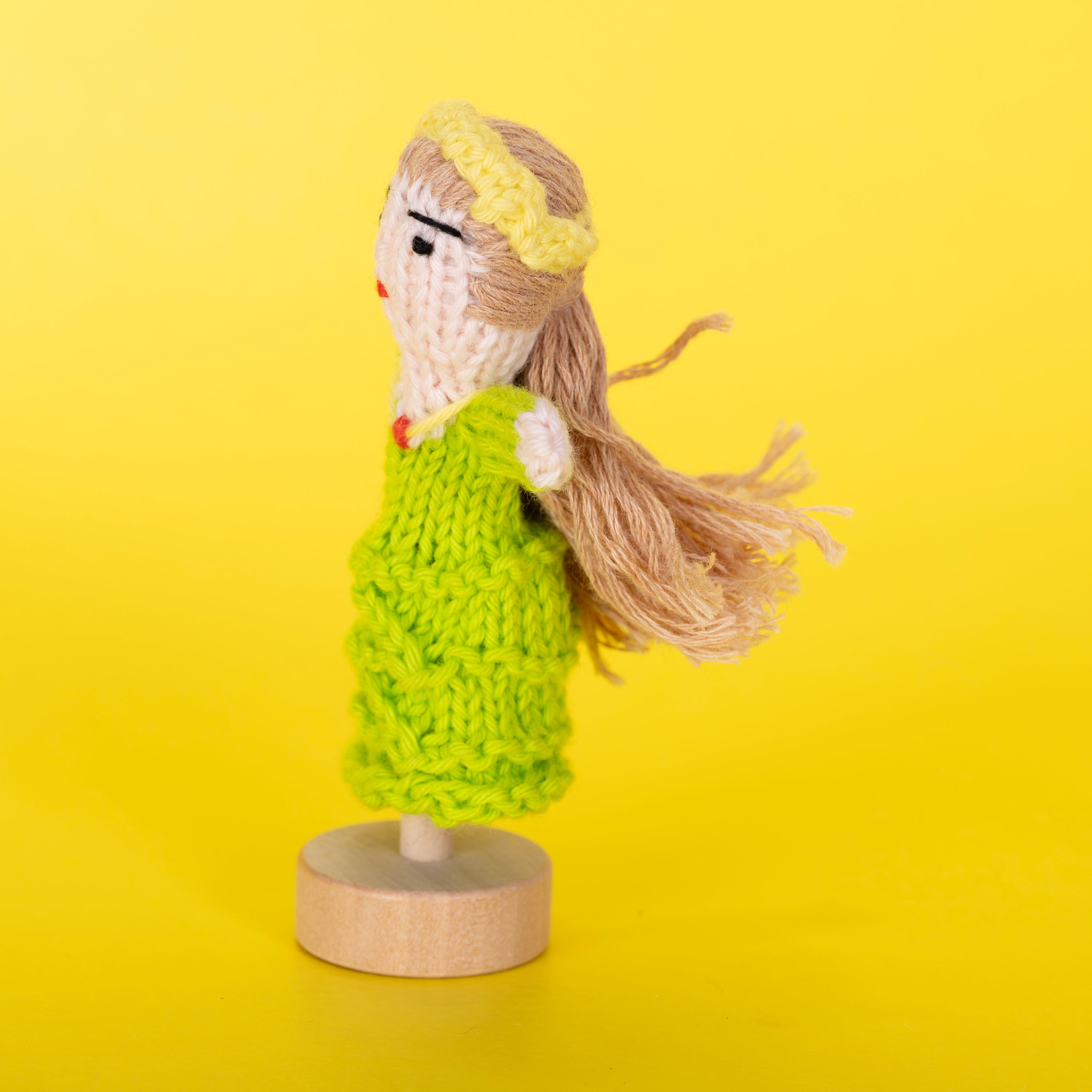 Princess - Bright Organic Cotton Finger Puppet