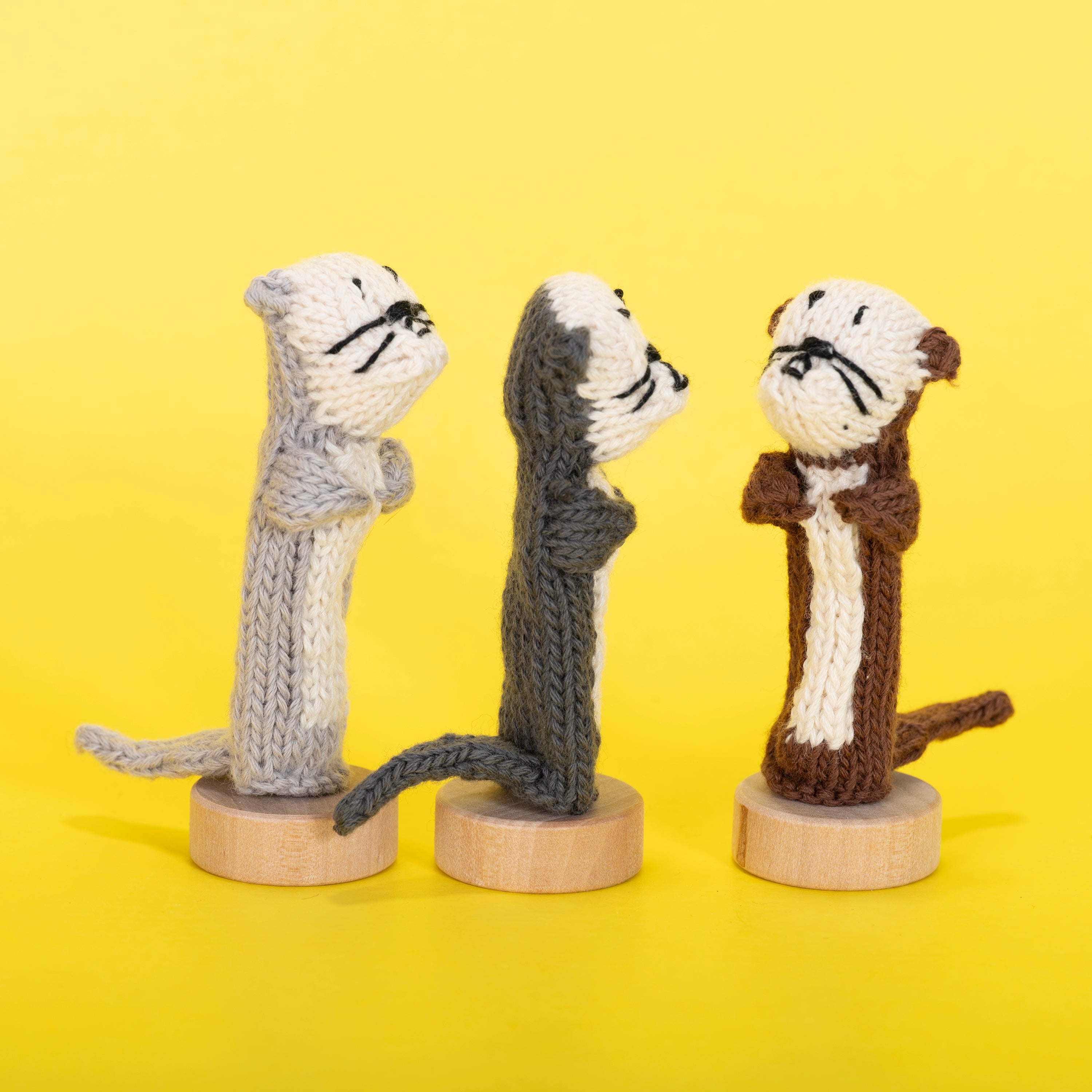 Sea Otter - Organic Cotton Finger Puppet