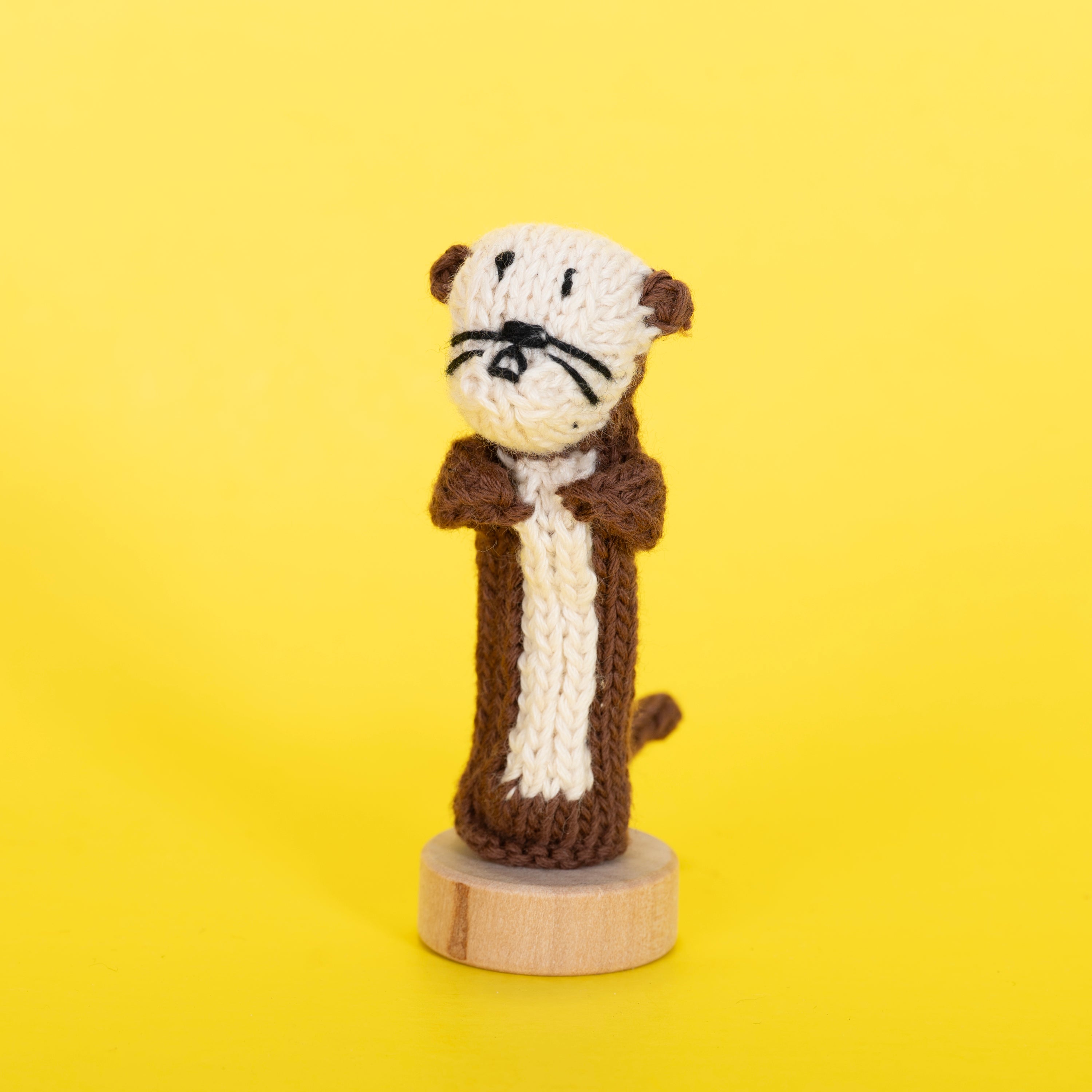 Sea Otter - Organic Cotton Finger Puppet