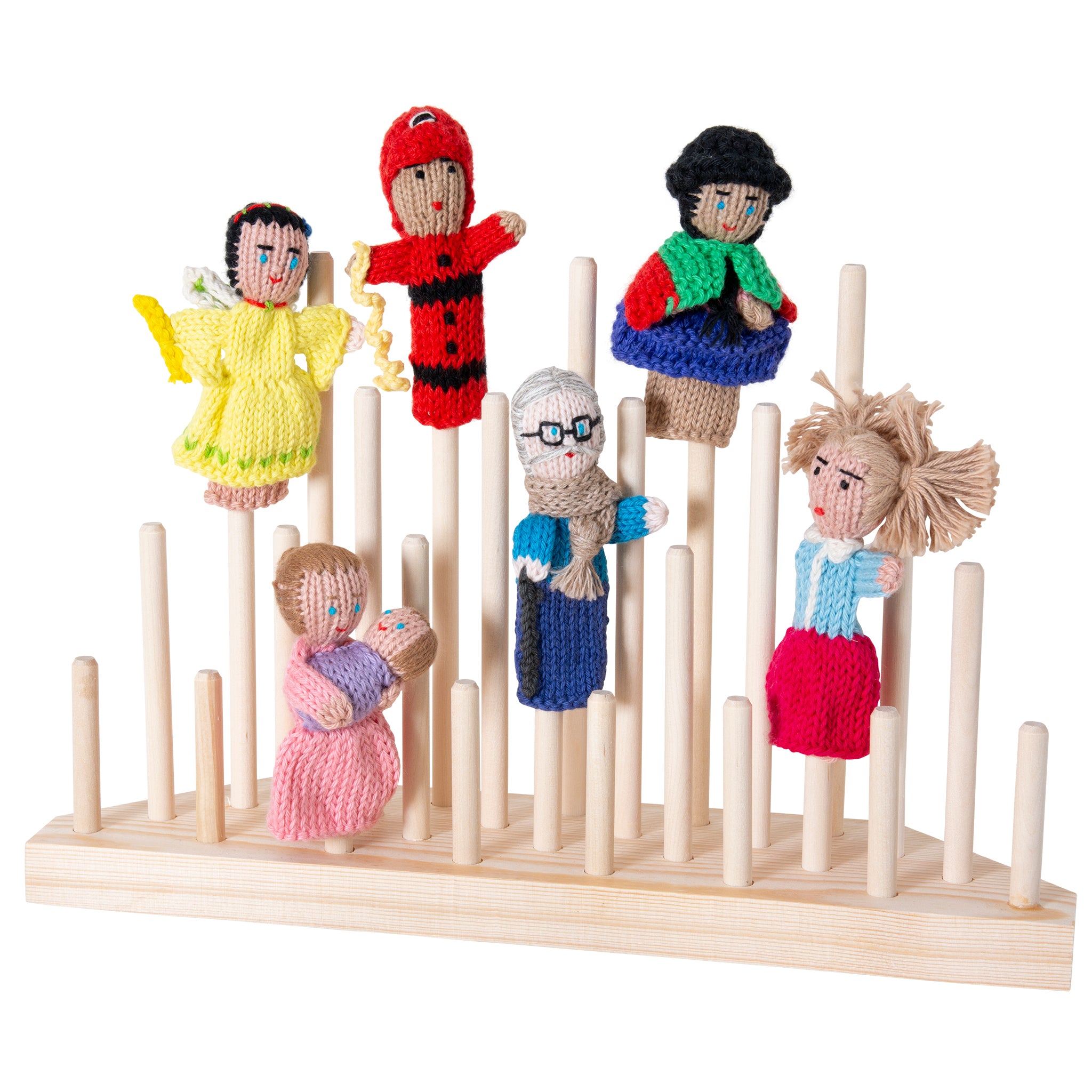 Puppet Rack (26) - Wooden Display