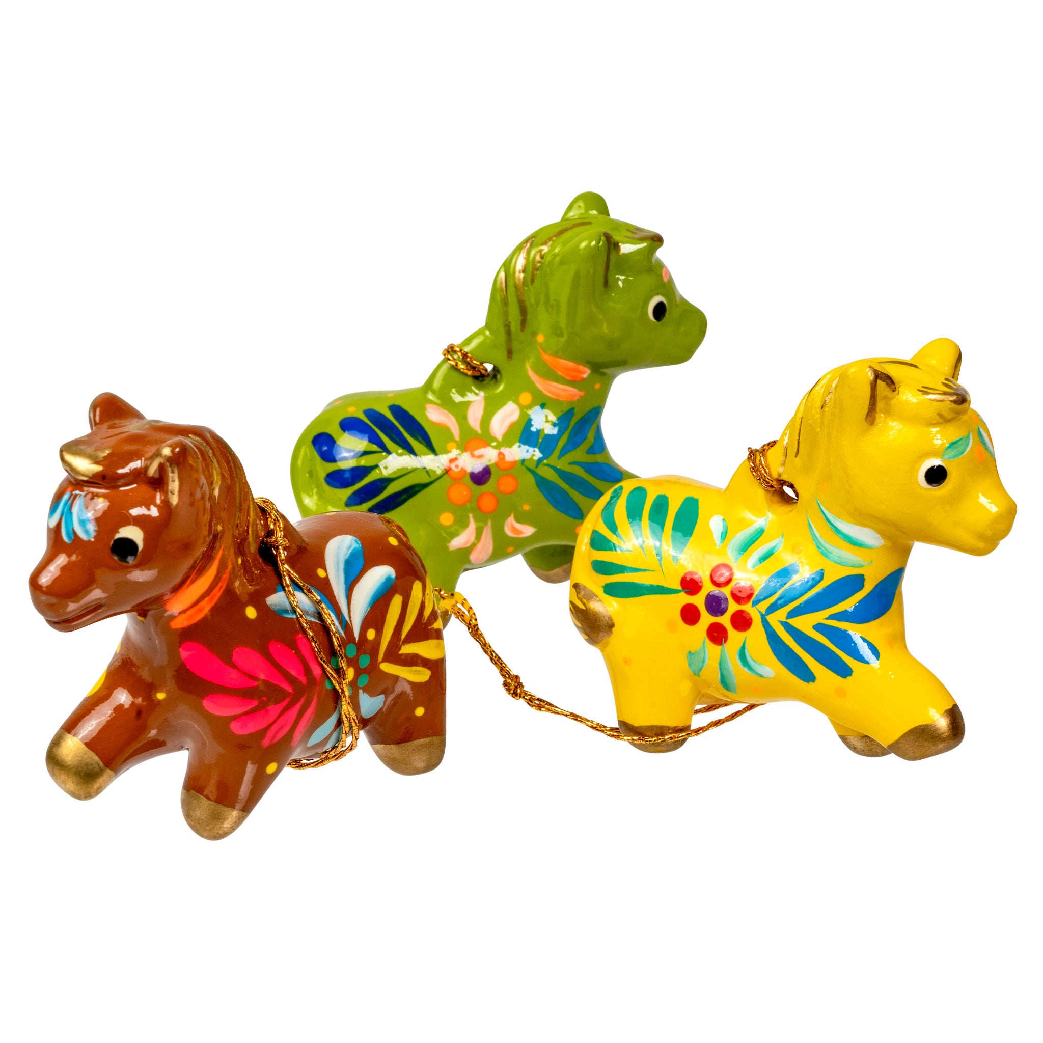 Horse - Confetti Ceramic Ornament