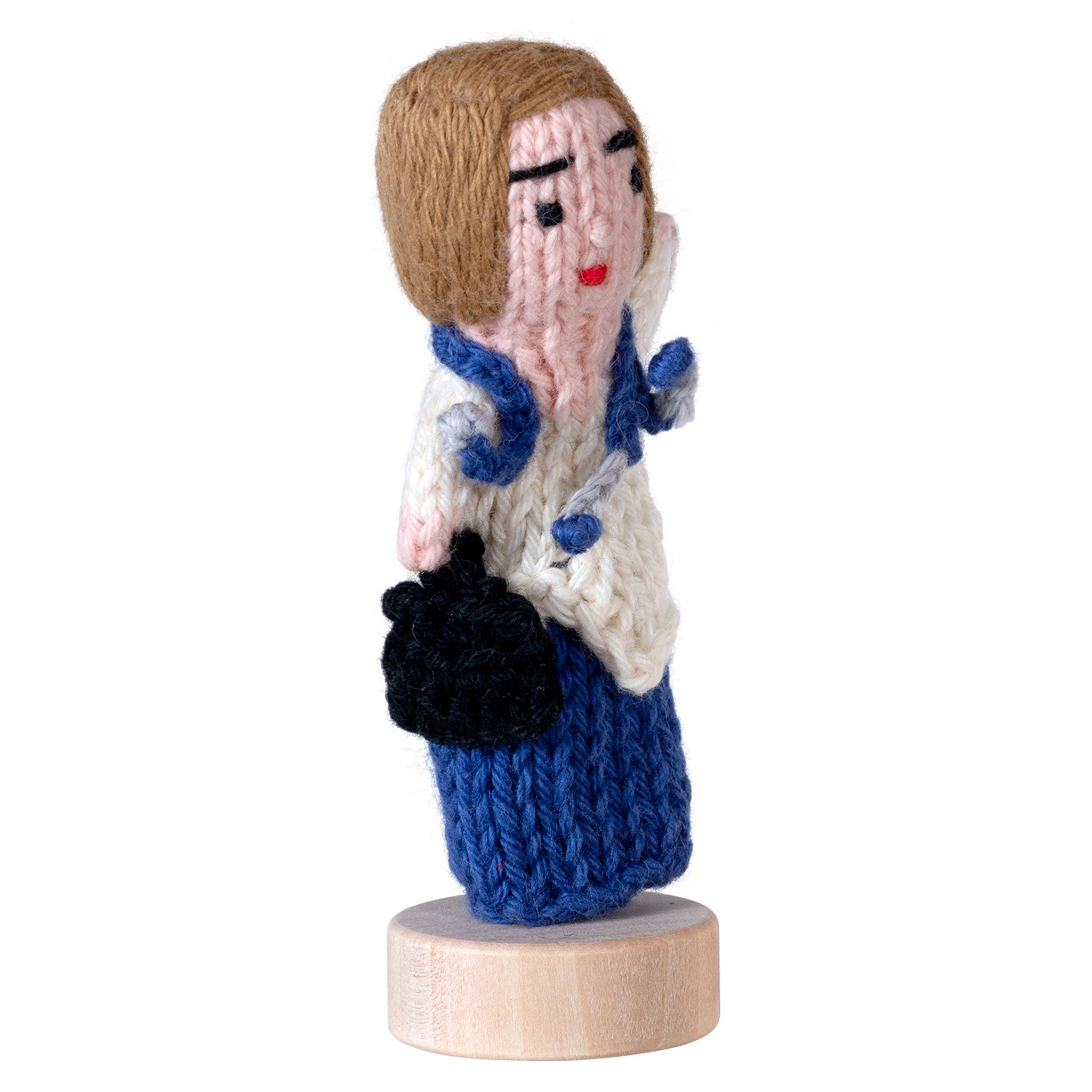 Doctor, Man - Organic Cotton Finger Puppet