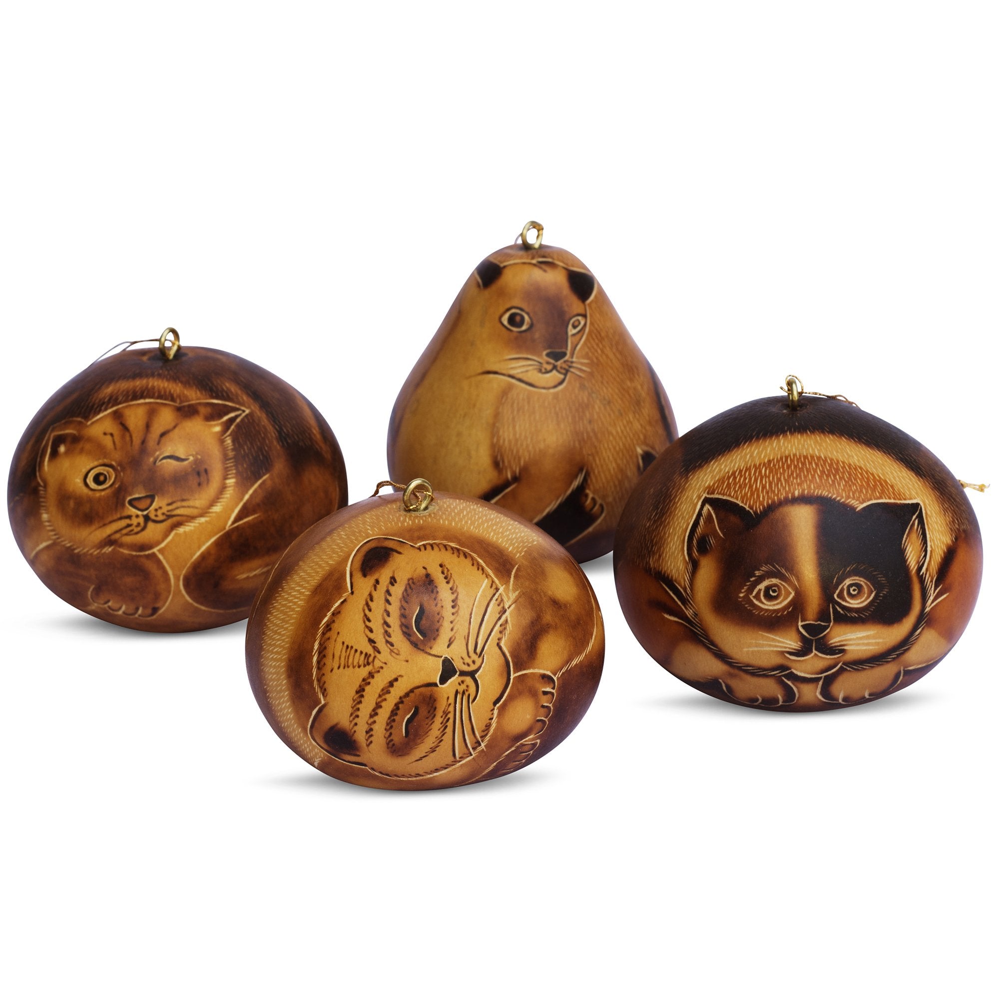 Cat - Gourd Ornament, assorted designs