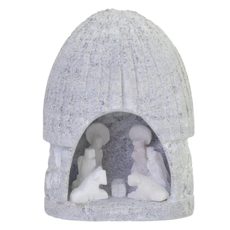 Nativity Alabaster Carving - Medium 2.25"