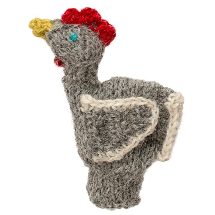 Hen - Alpaca Finger Puppet