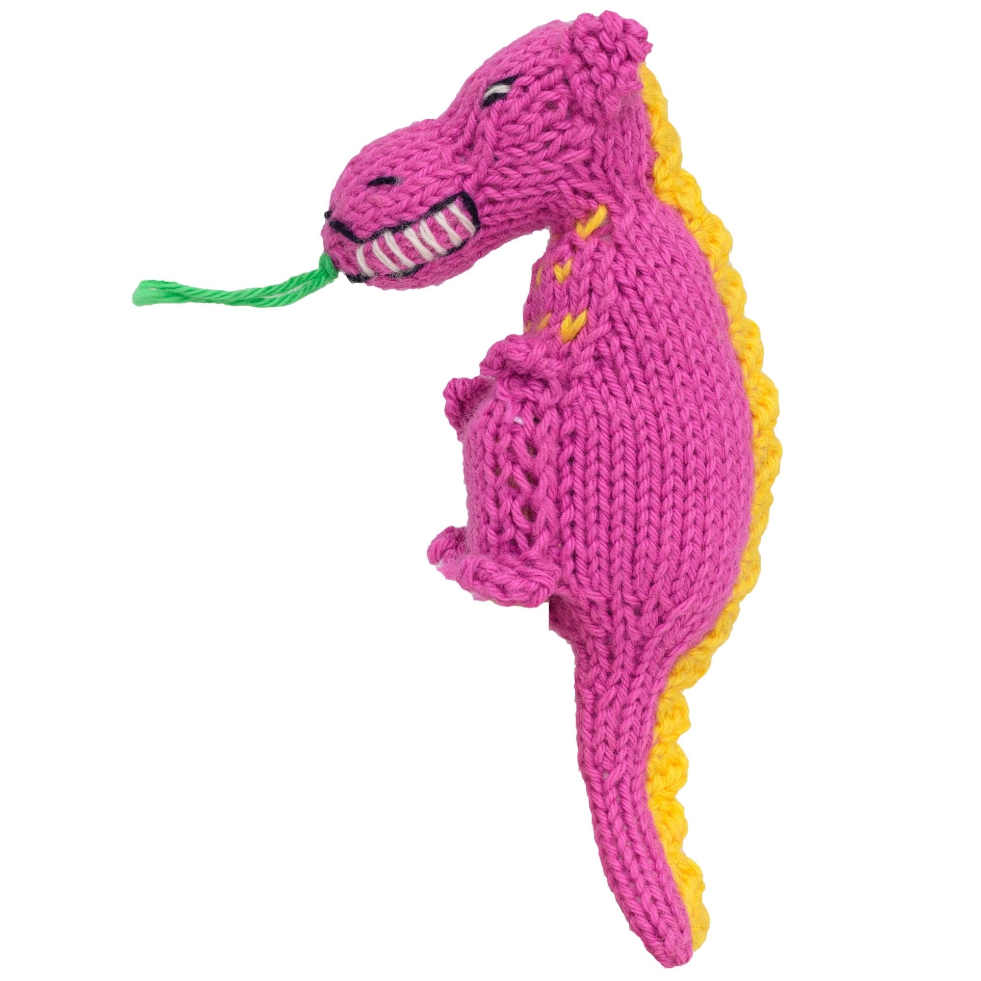 Dragon - Bright Organic Cotton Finger Puppet