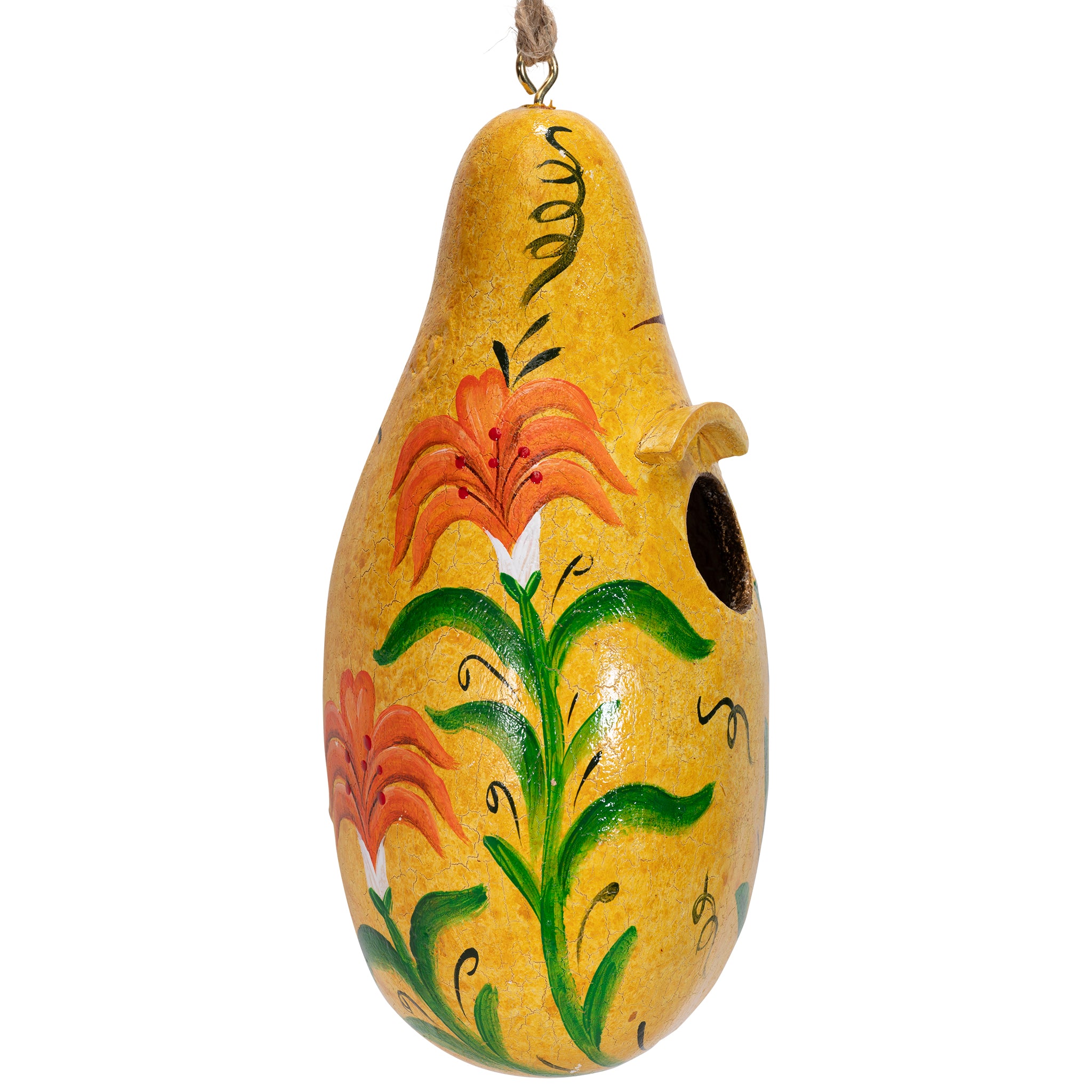 Hummingbird - Painted Gourd Birdhouse