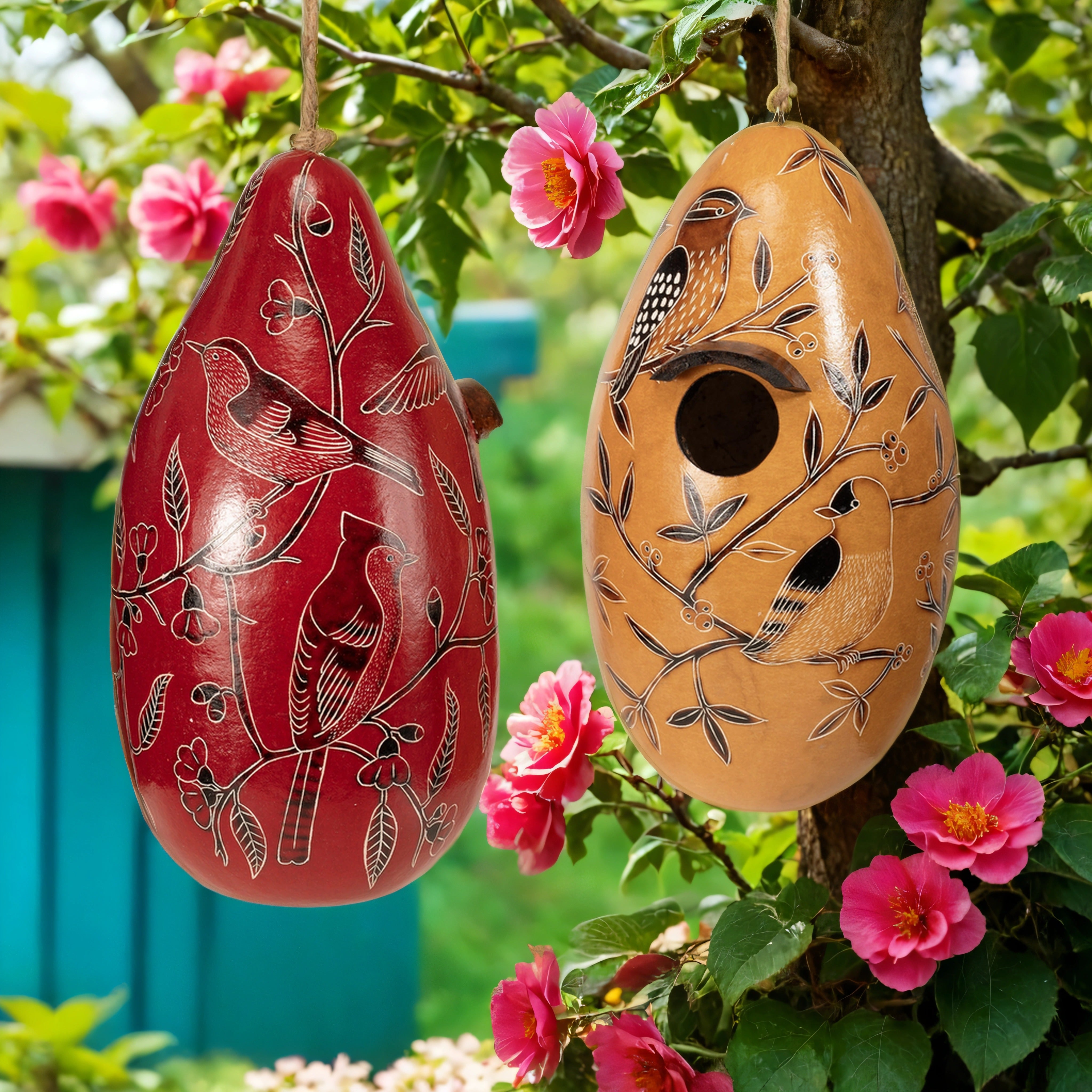 Backyard Birds - Gourd Birdhouse