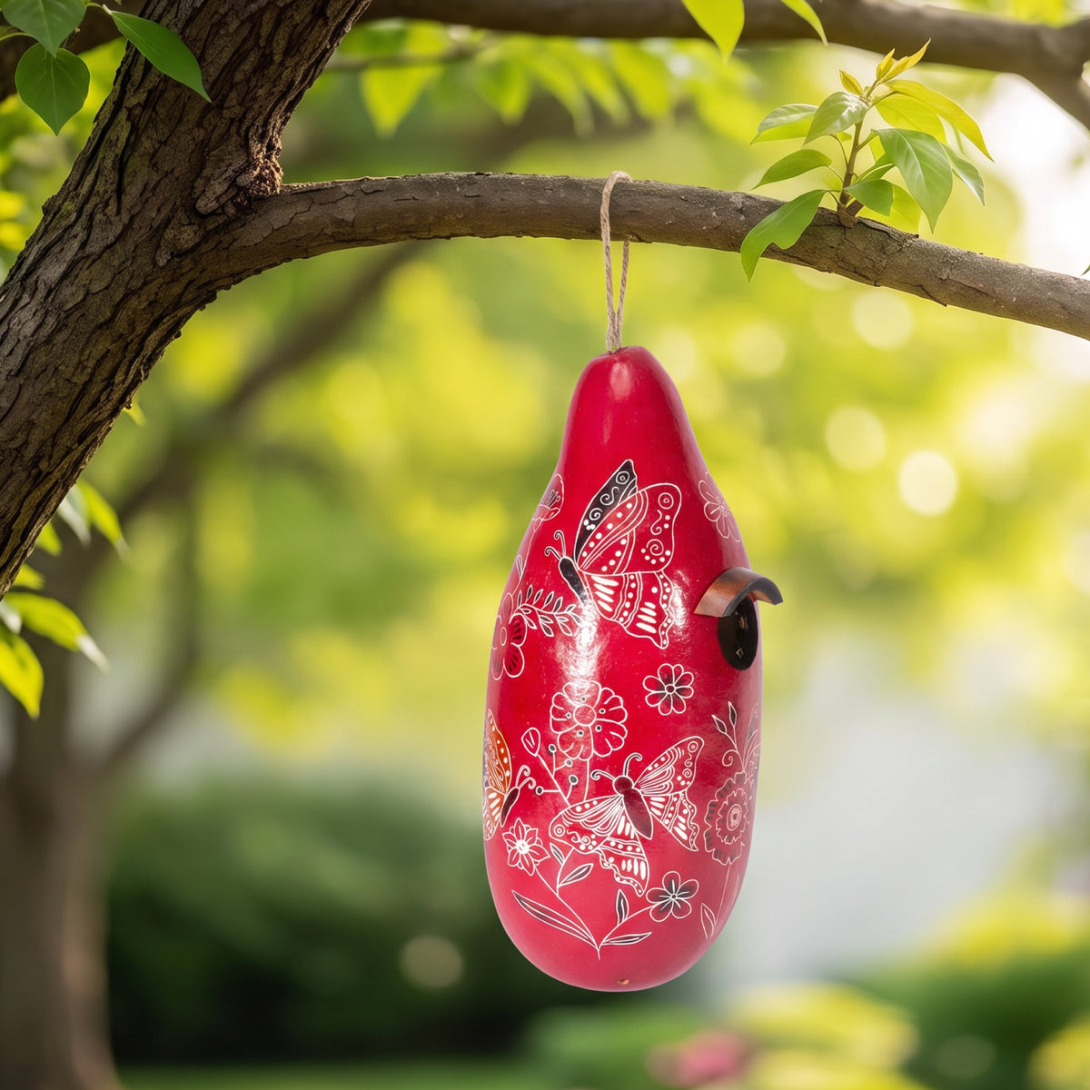 Butterfly - Gourd Birdhouse