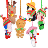 Christmas Pals Organic Cotton Ornament Mix (Sold in 12's)