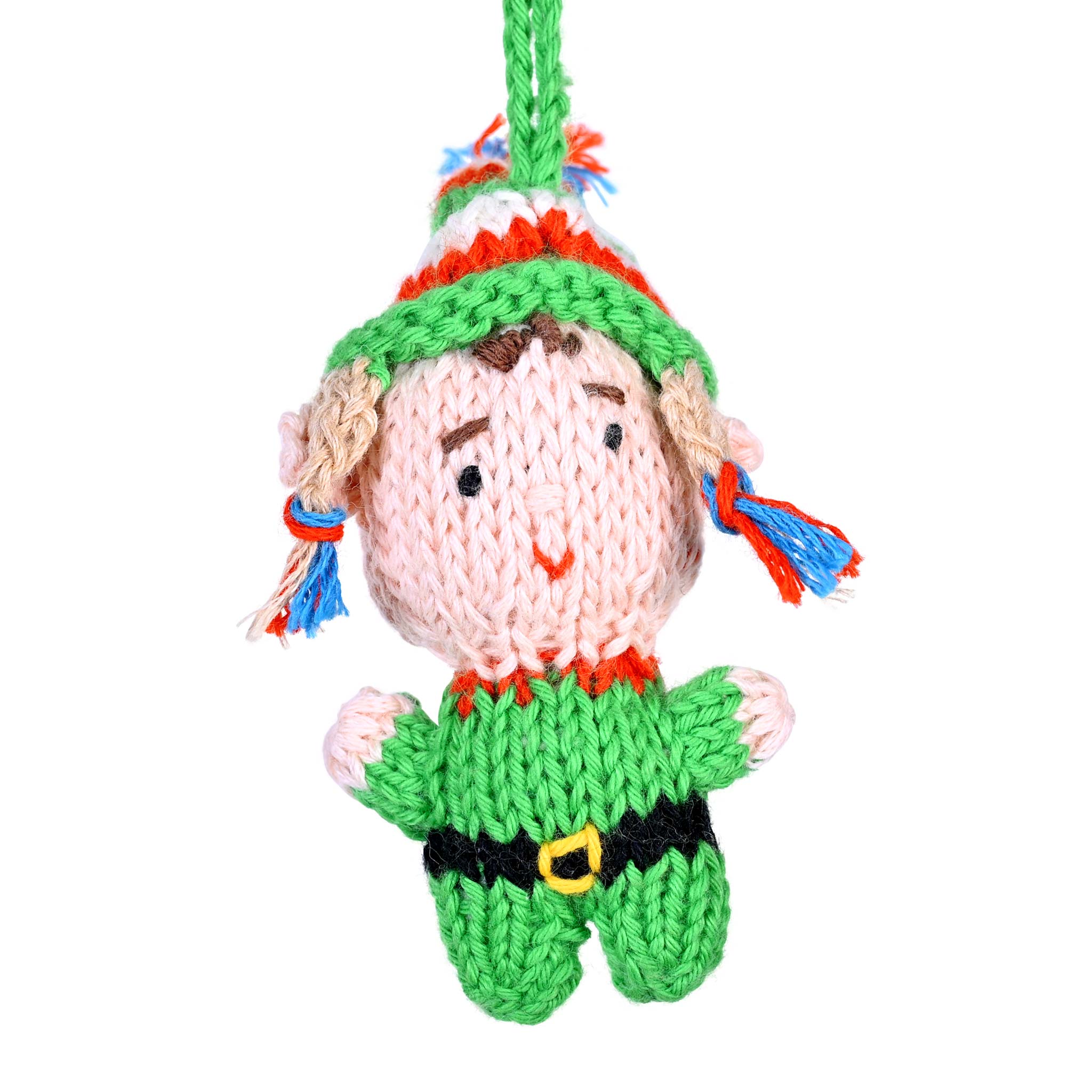 Elf Knitted Ornament