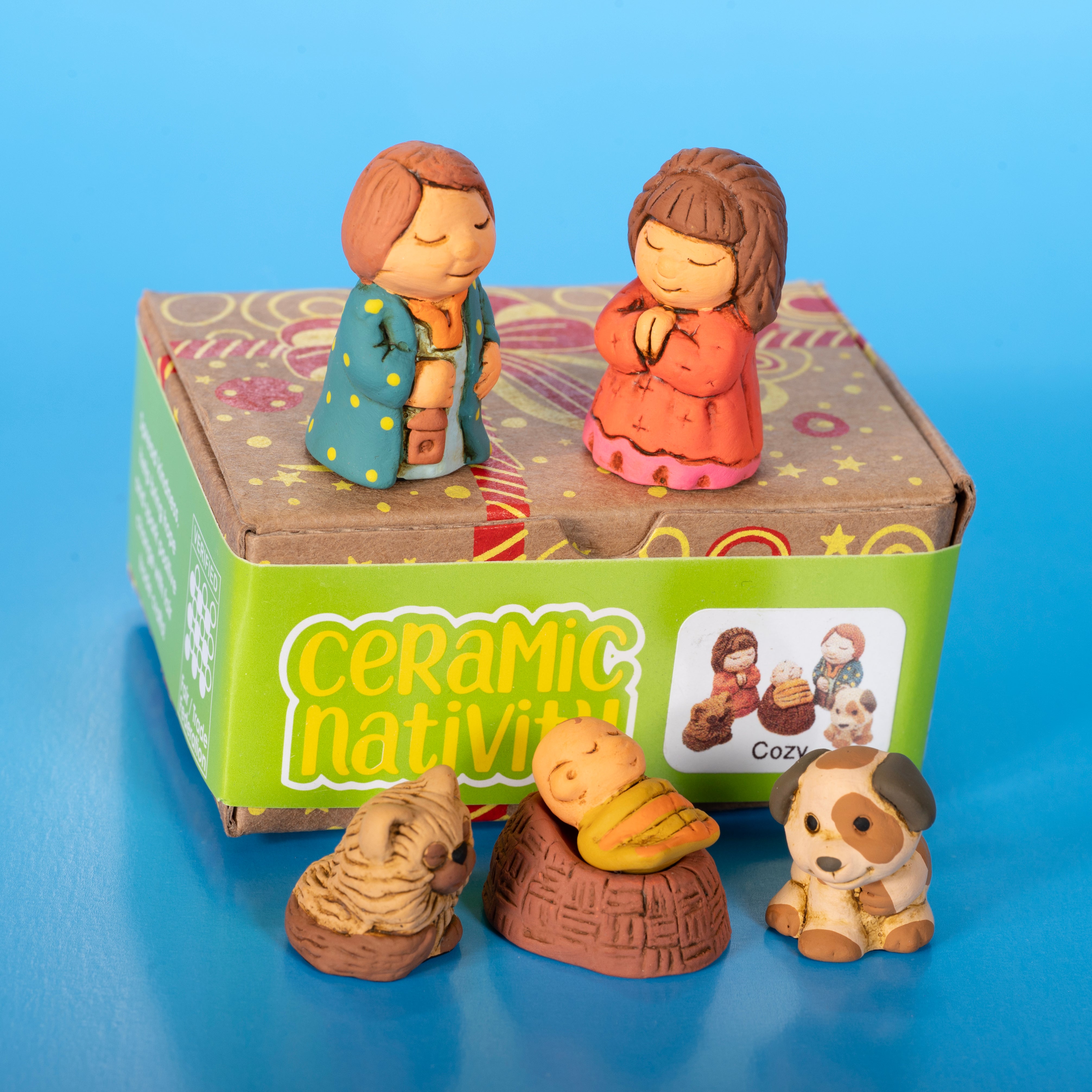 Cozy - Mini Nativity Set of 6, 1" H