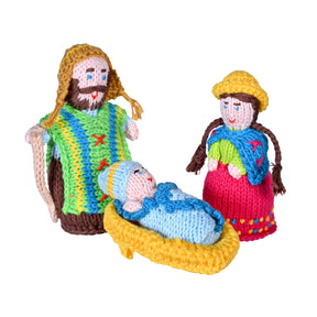 Highland Nativity - Organic Cotton Knit Set of 5