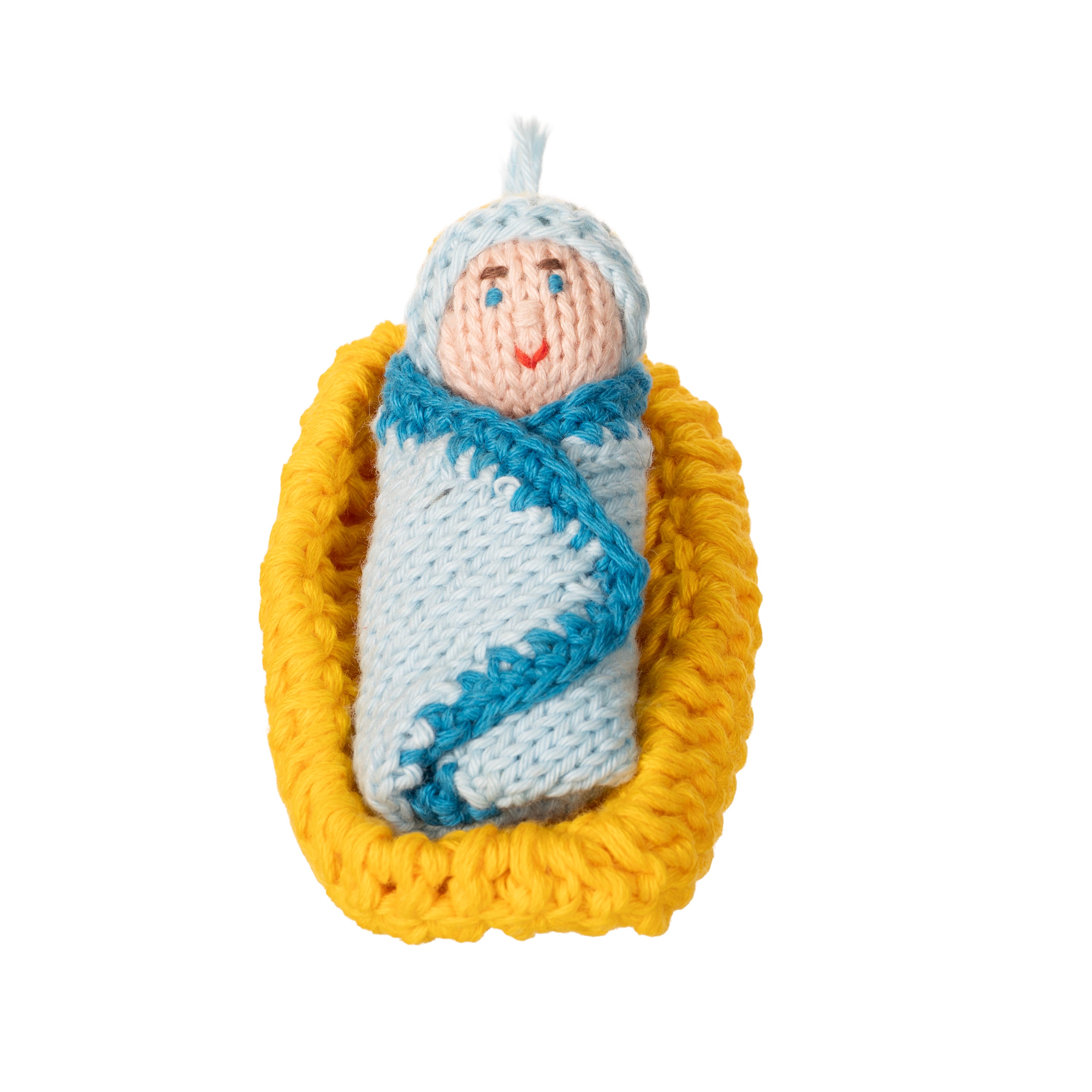 Highland Nativity - Organic Cotton Knit Set of 5