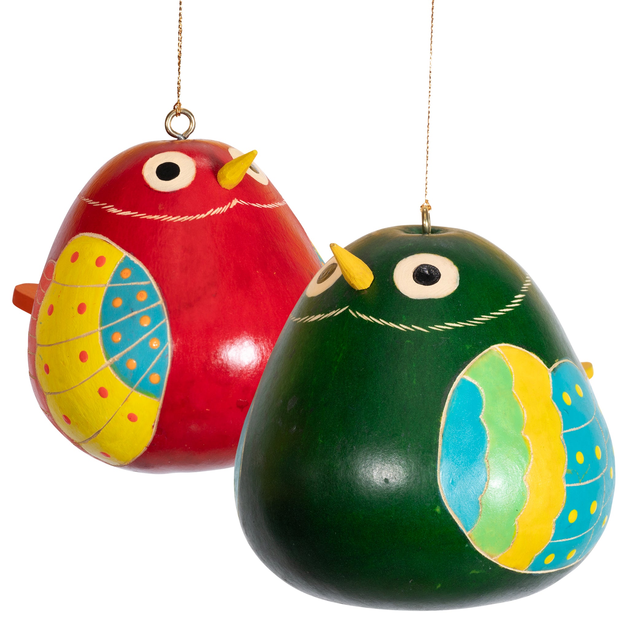 Birdie - Gourd Ornament - Assorted