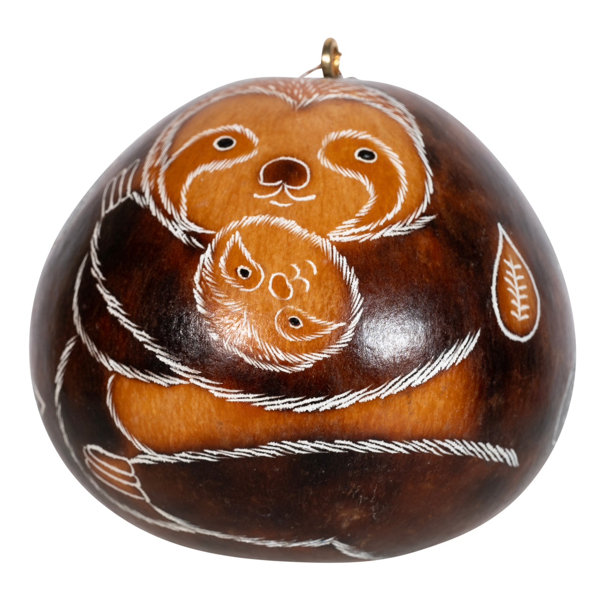 Sloth - Gourd Ornament