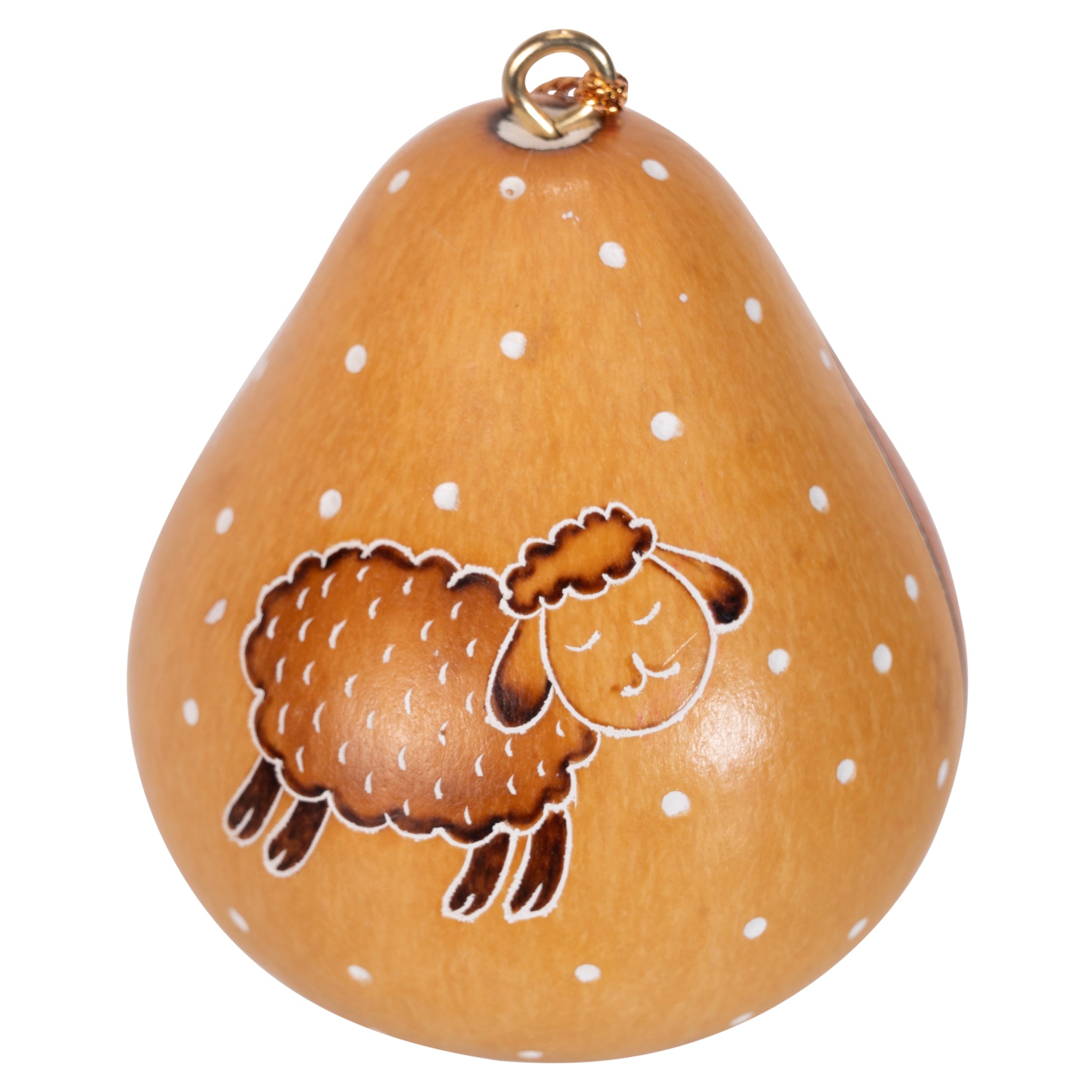 Stary Nativity - Mini Gourd Ornament