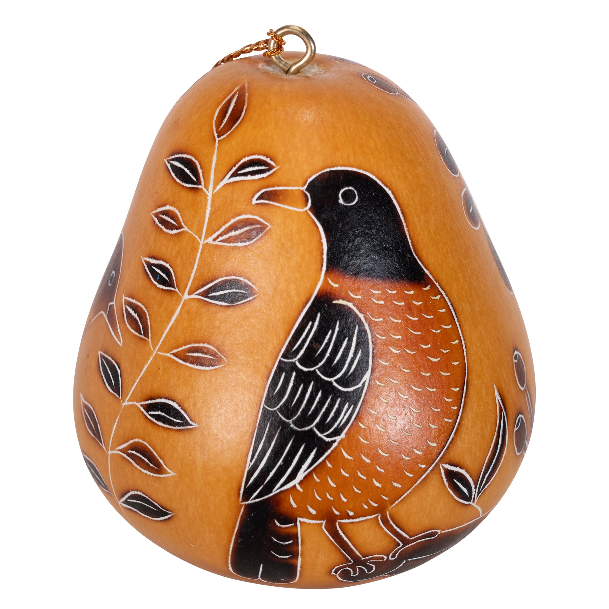 Backyard Birds - Gourd Ornament (sold in 12's)