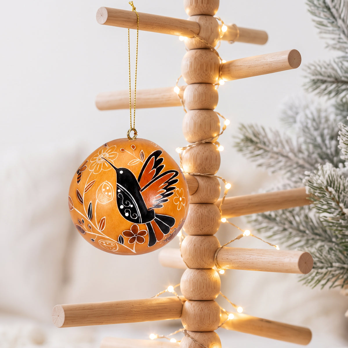 Day Pollinators - Gourd Ornament