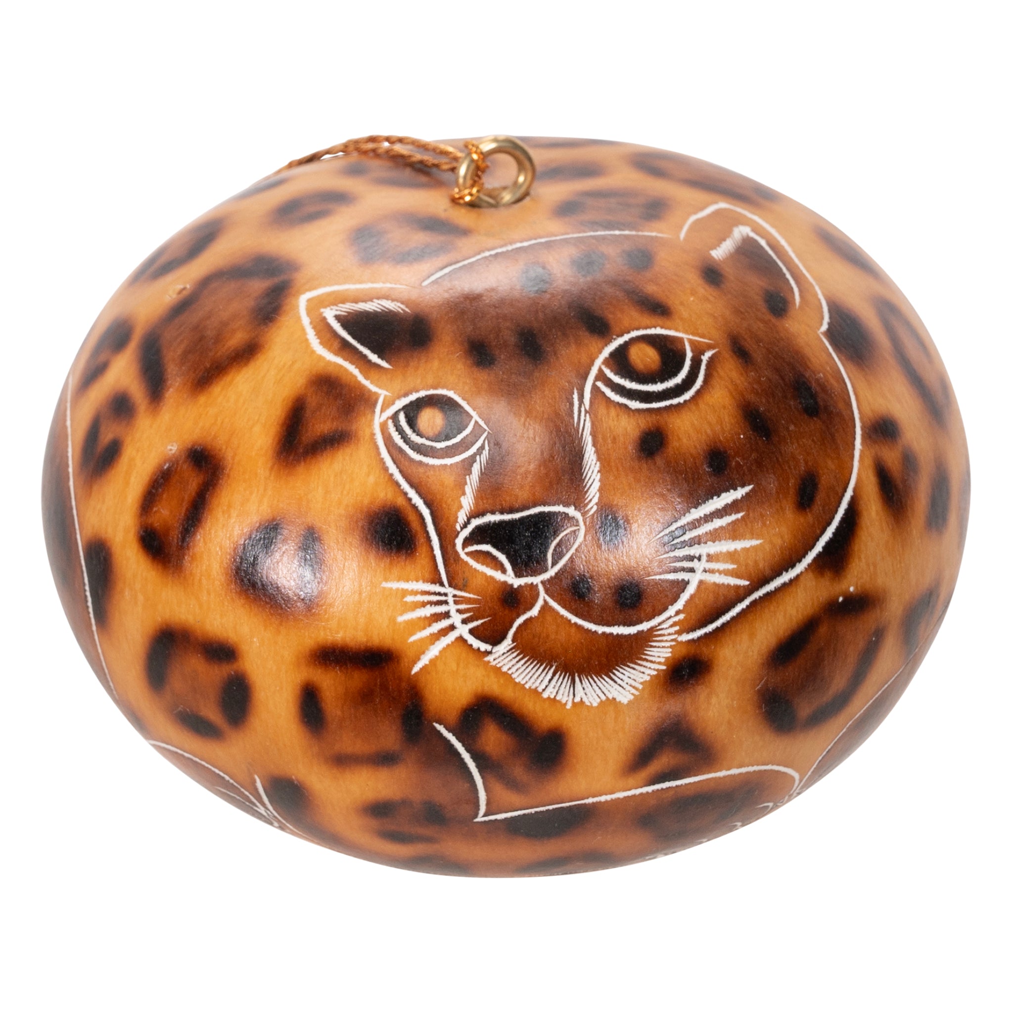 Jaguar - Gourd Ornament